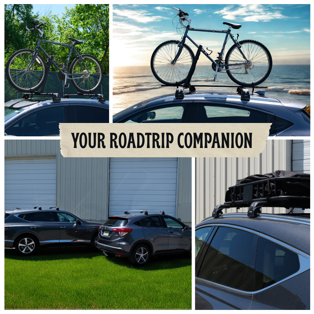 Erkul Roof Rack Cross bars Fit Volkswagen Atlas Cross Sport 2020-2026 Aluminum Black