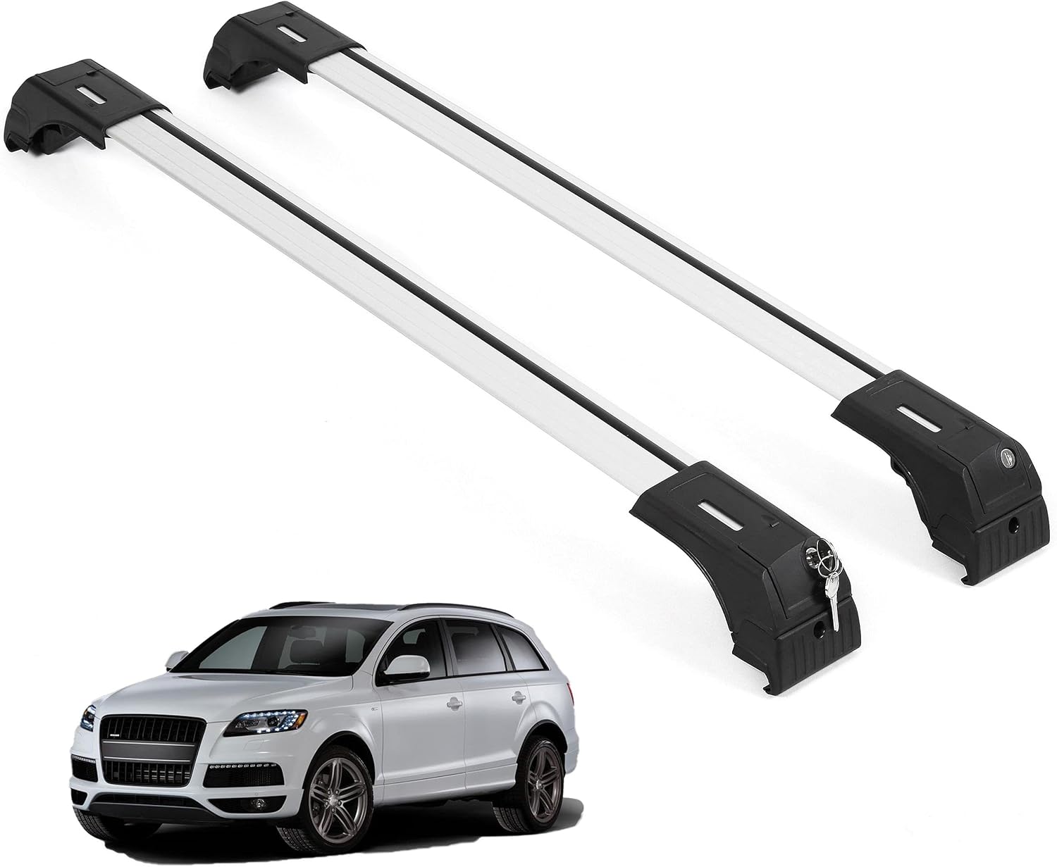 ERKUL Roof Rack Crossbars For AUDI Q7 2007-2015