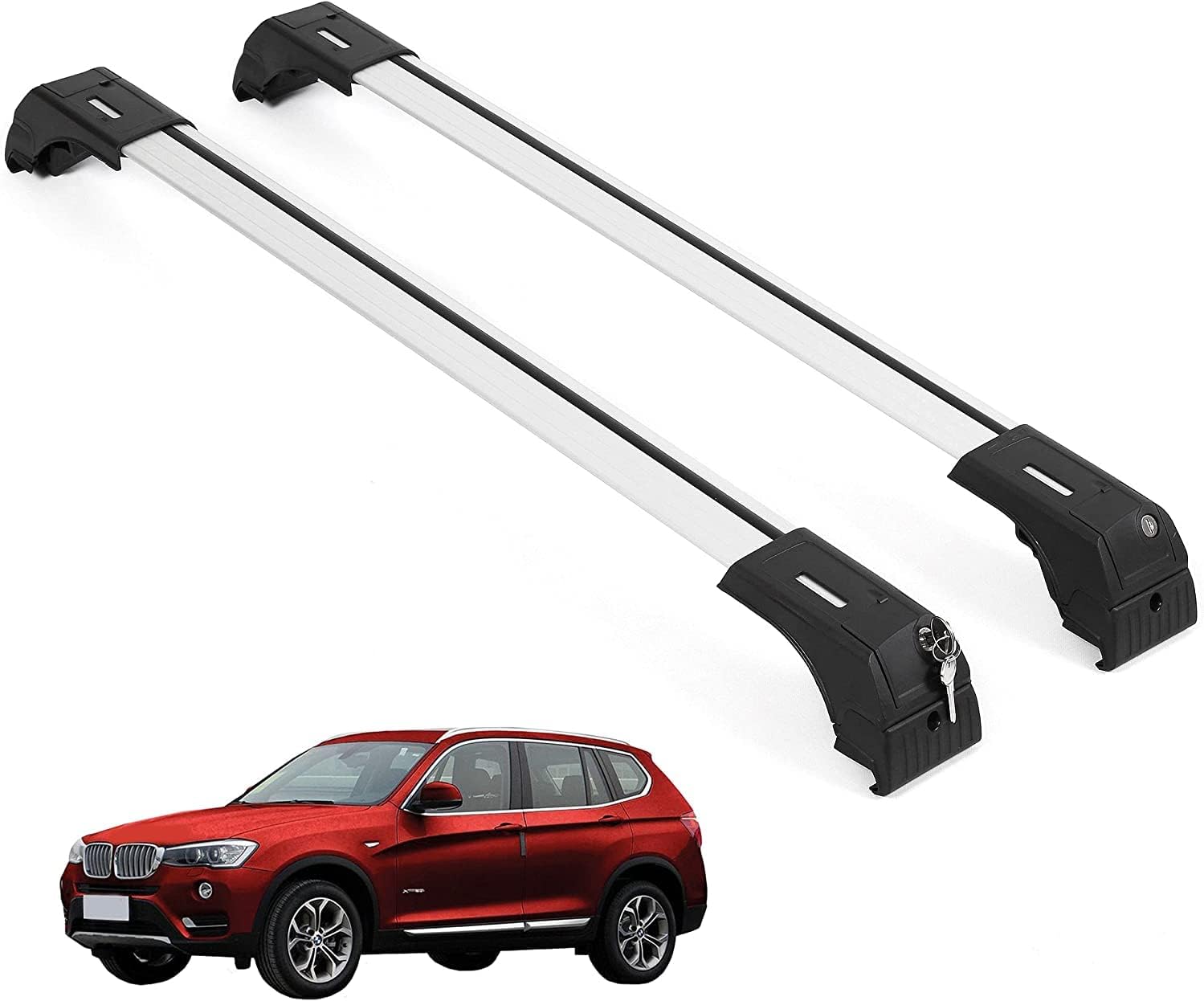 ERKUL Roof Rack Crossbars For BMW X3 2011-2017