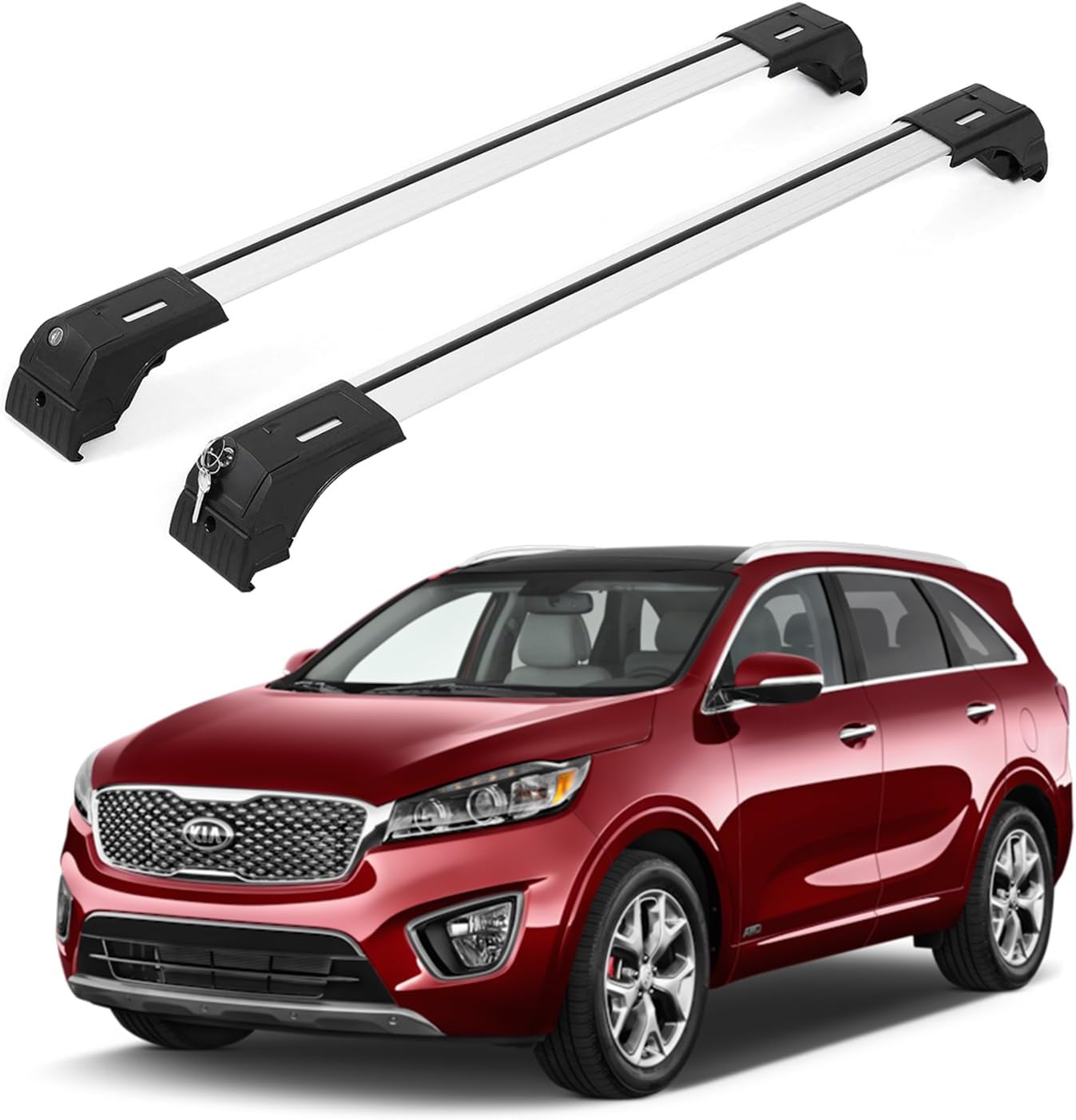 ERKUL Roof Rack Crossbars For KIA SORENTO 2016-2020