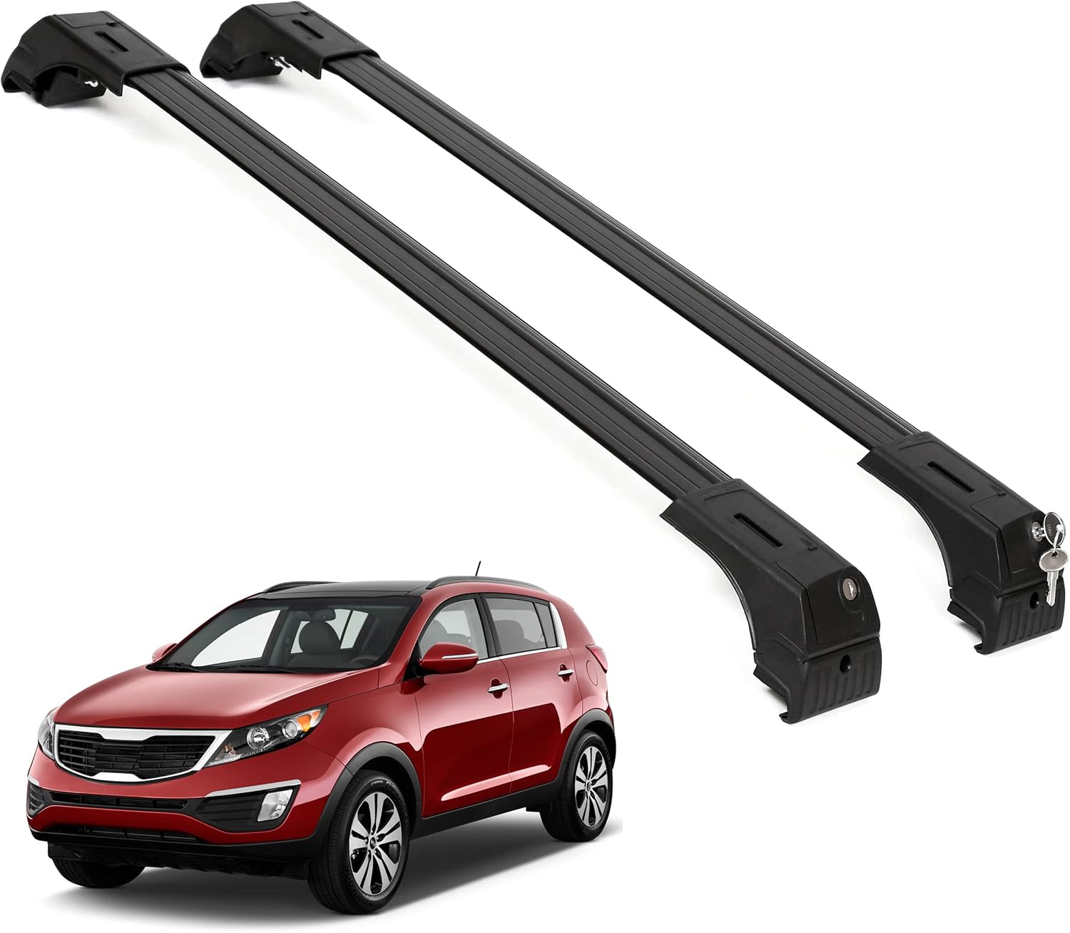 ERKUL Roof Rack Crossbars For KIA SPORTAGE 2011-2016