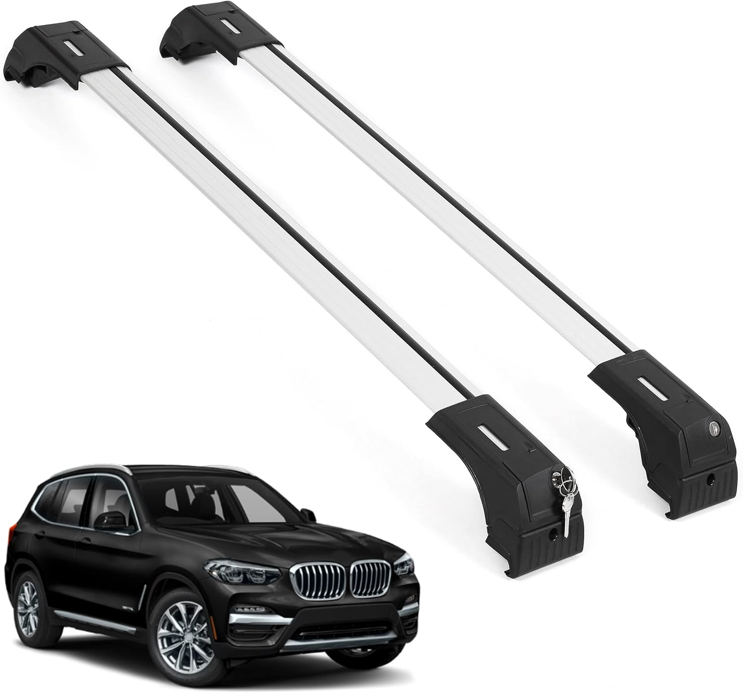 ERKUL Roof Rack Crossbars For BMW X3 2018-2024