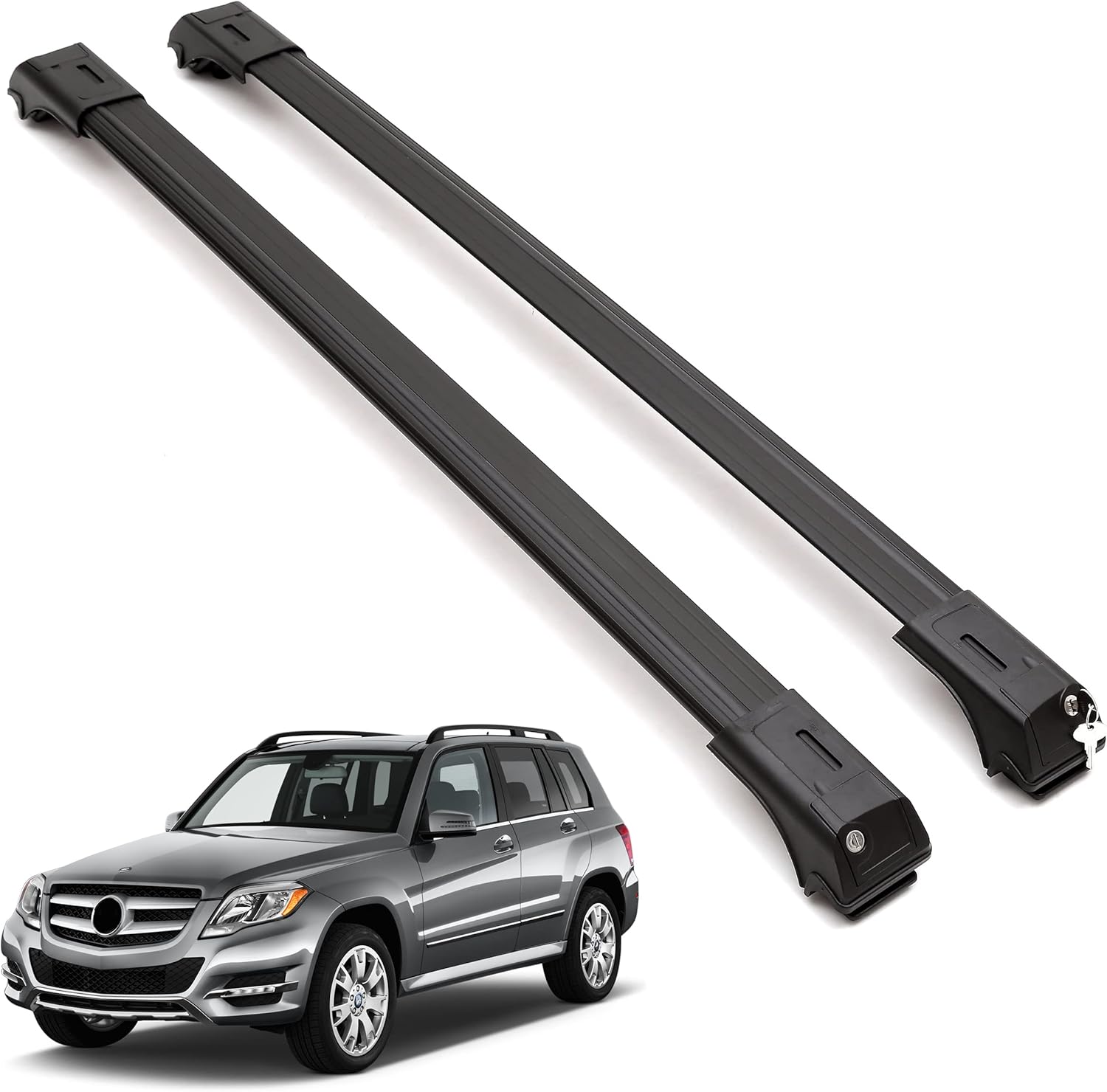 ERKUL Roof Rack Crossbars For MERCEDES-BENZ GLK350 2009-2015