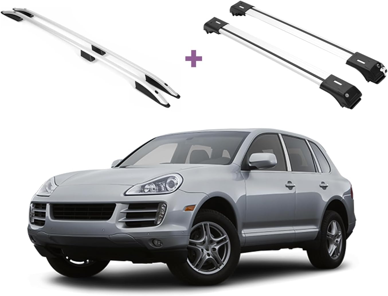 ERKUL Roof Rack Crossbars For PORSCHE CAYENNE 2003-2010