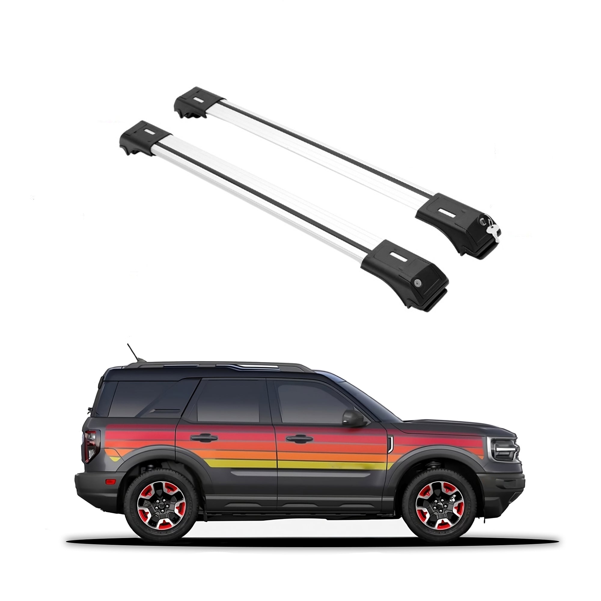 ERKUL Roof Rack Crossbars For FORD BRONCO SPORT 2021-2026