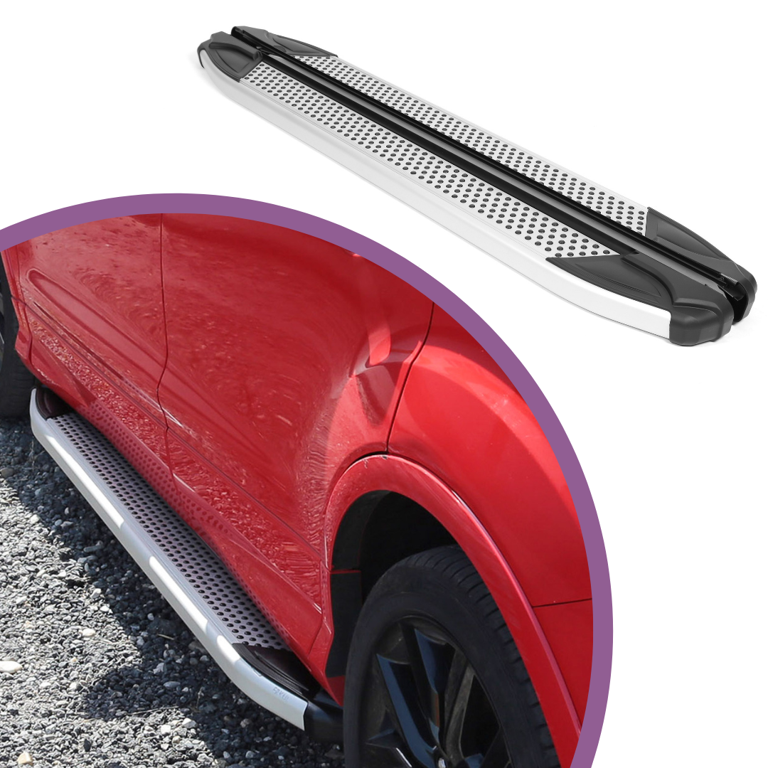 5.2" Running Boards for Chevy Silverado 2019-2026 1500 Crew Cab, 20-24 2500HD 3500HD