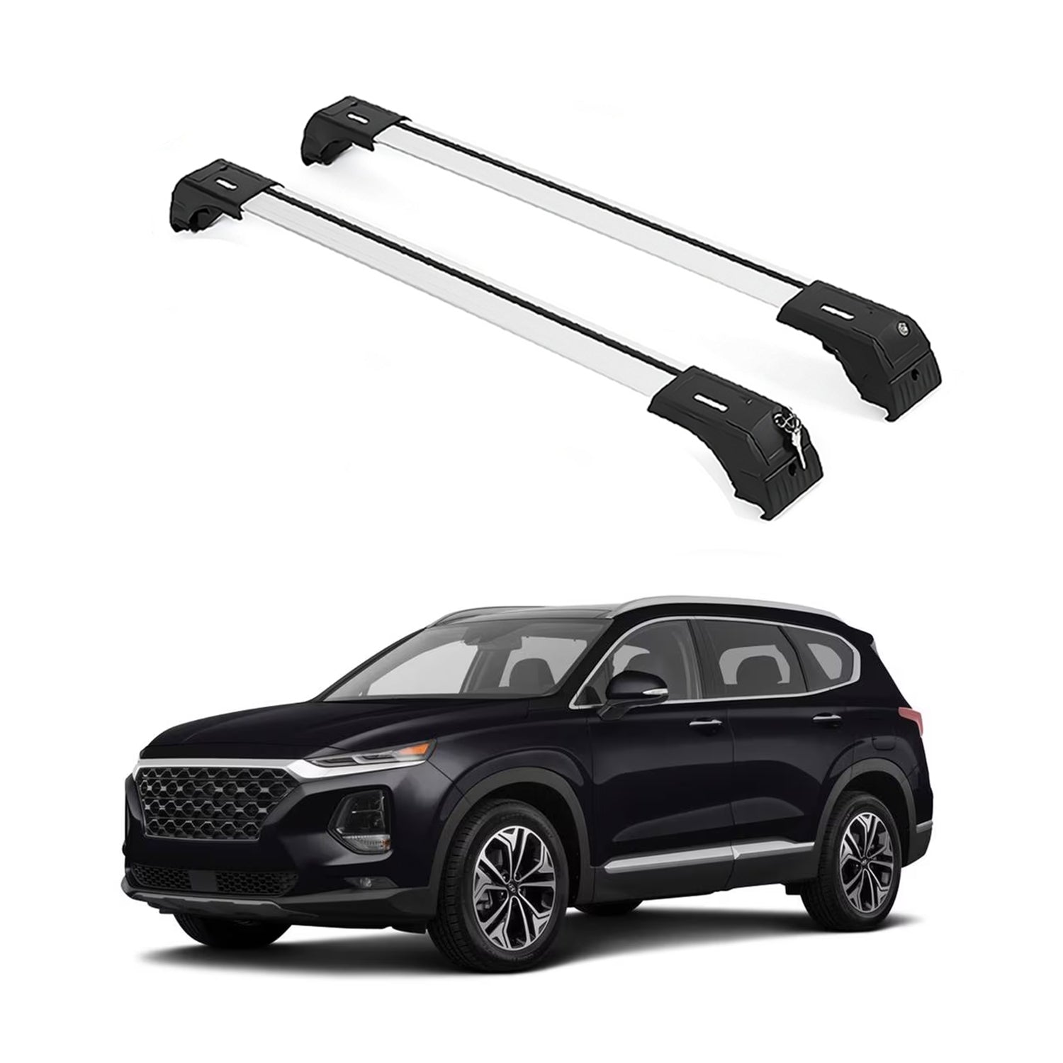 ERKUL Roof Rack Crossbars For HYUNDAI SANTA FE 2019-2023