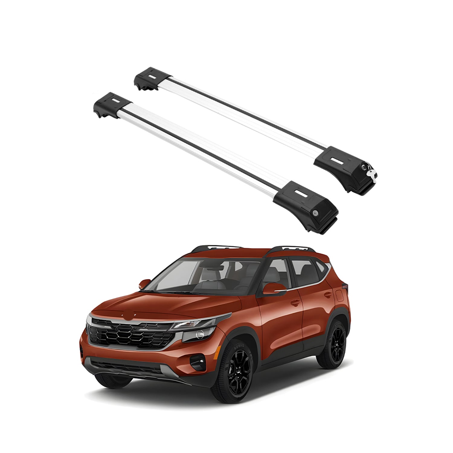 ERKUL Roof Rack Crossbars For KIA SELTOS 2021-2026