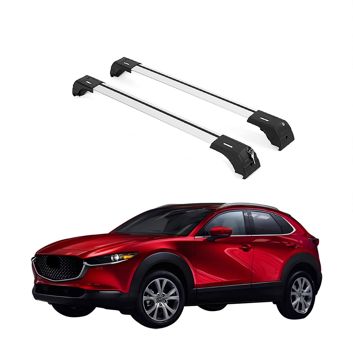 ERKUL Roof Rack Crossbars For MAZDA CX-30 2020-2026