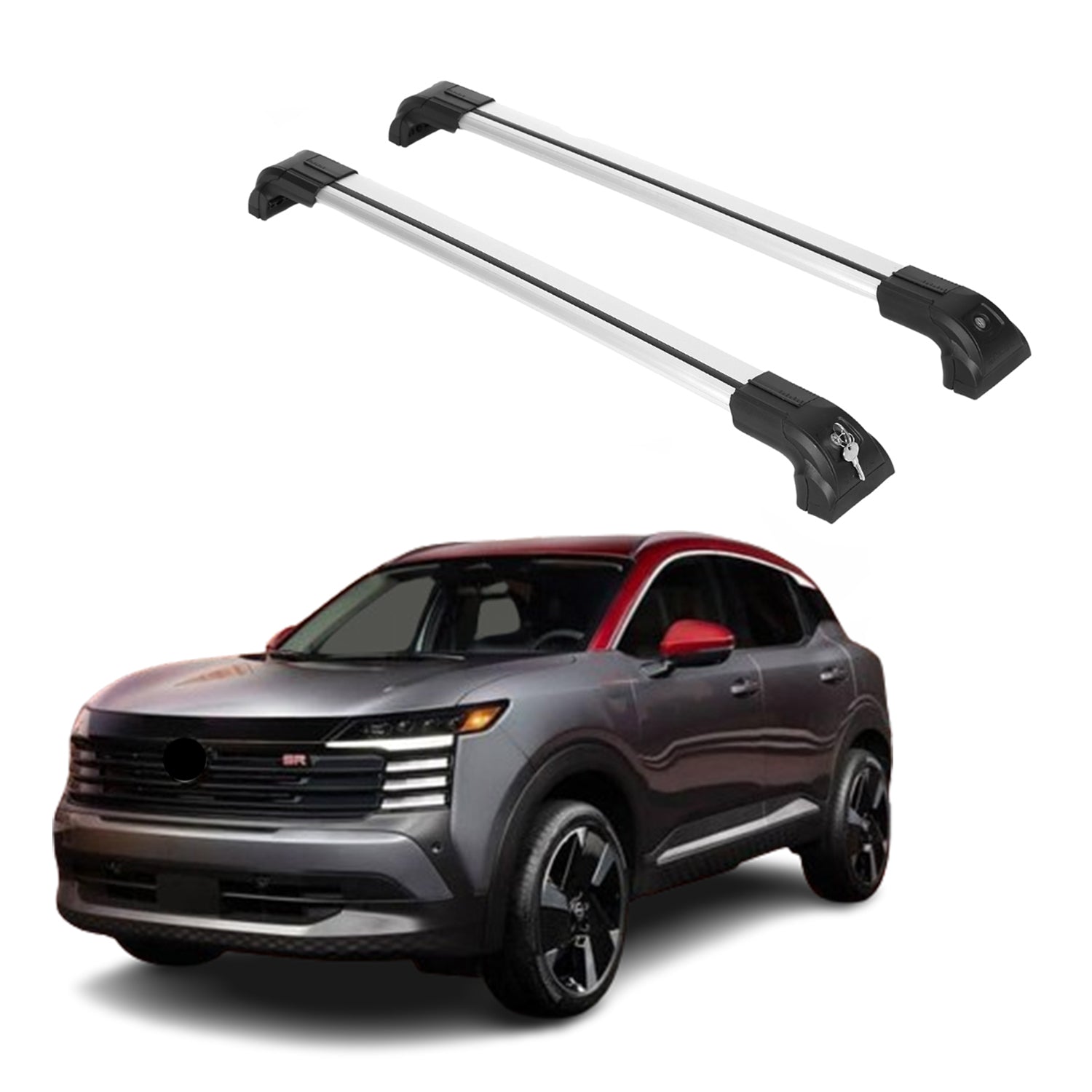ERKUL Roof Rack Crossbars For NISSAN KICKS 2018-2024