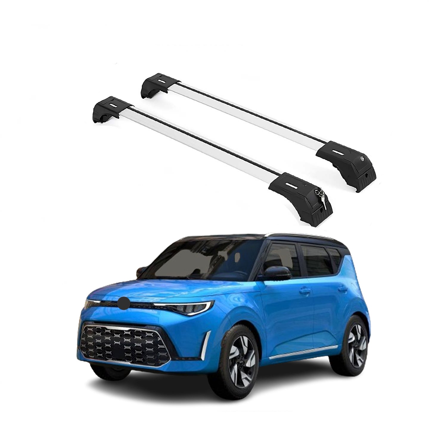 ERKUL Roof Rack Crossbars For KIA SOUL 2020-2026
