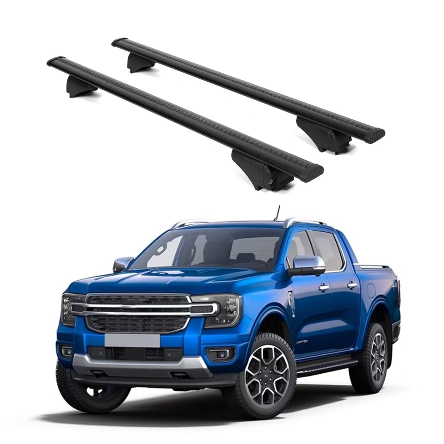 ERKUL Roof Rack Crossbars For FORD RANGER 2019-2023