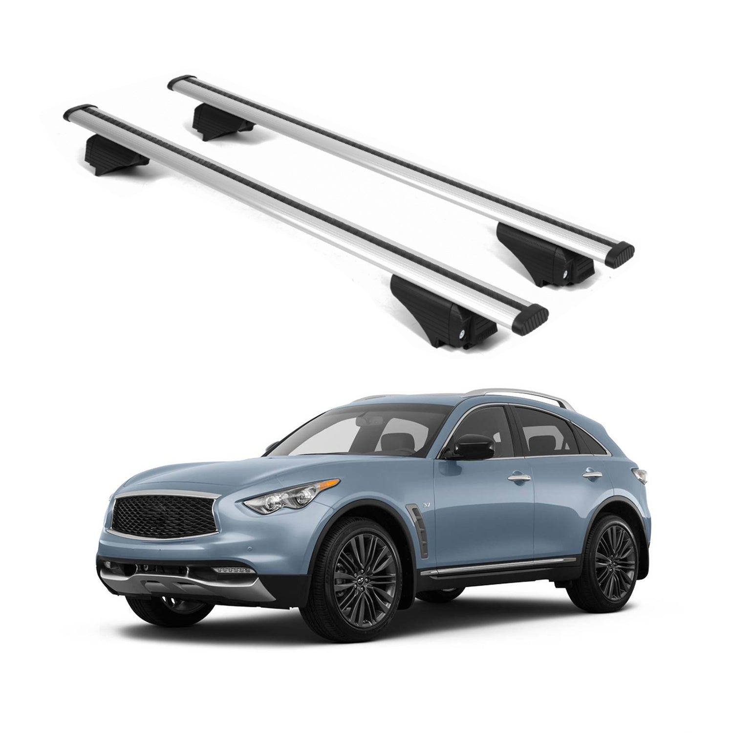 ERKUL Roof Rack Crossbars For INFINITI QX70 2014-2017