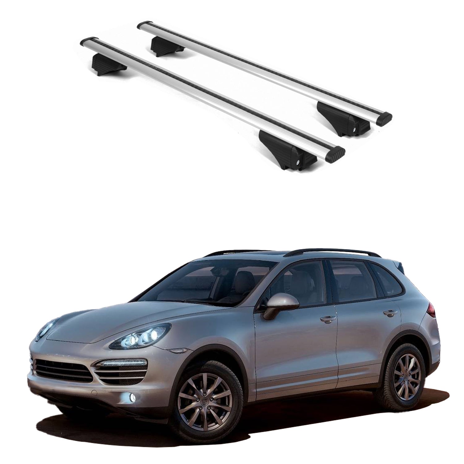 ERKUL Roof Rack Crossbars For PORSCHE CAYENNE 2011-2018