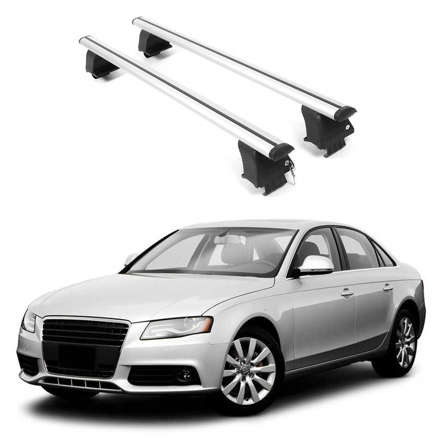 ERKUL Roof Rack Crossbars For AUDI A4 2009-2016