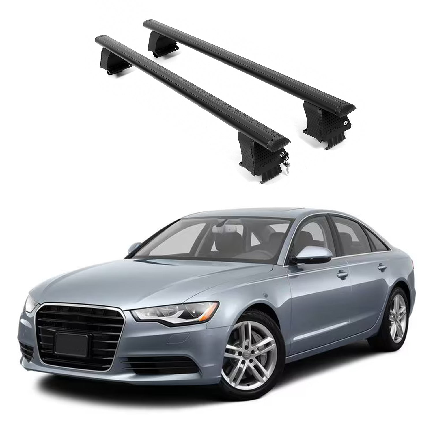 ERKUL Roof Rack Crossbars For AUDI A6 2012-2018