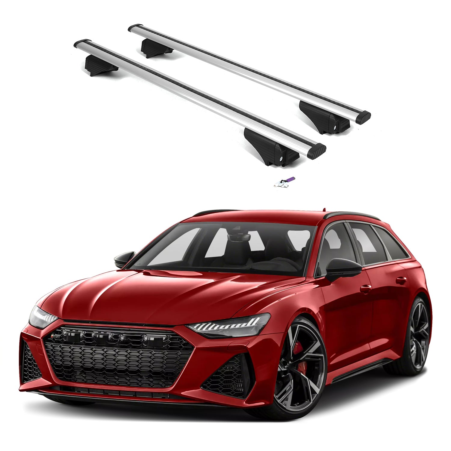 ERKUL Roof Rack Crossbars For AUDI RS6 AVANT 2021-2026