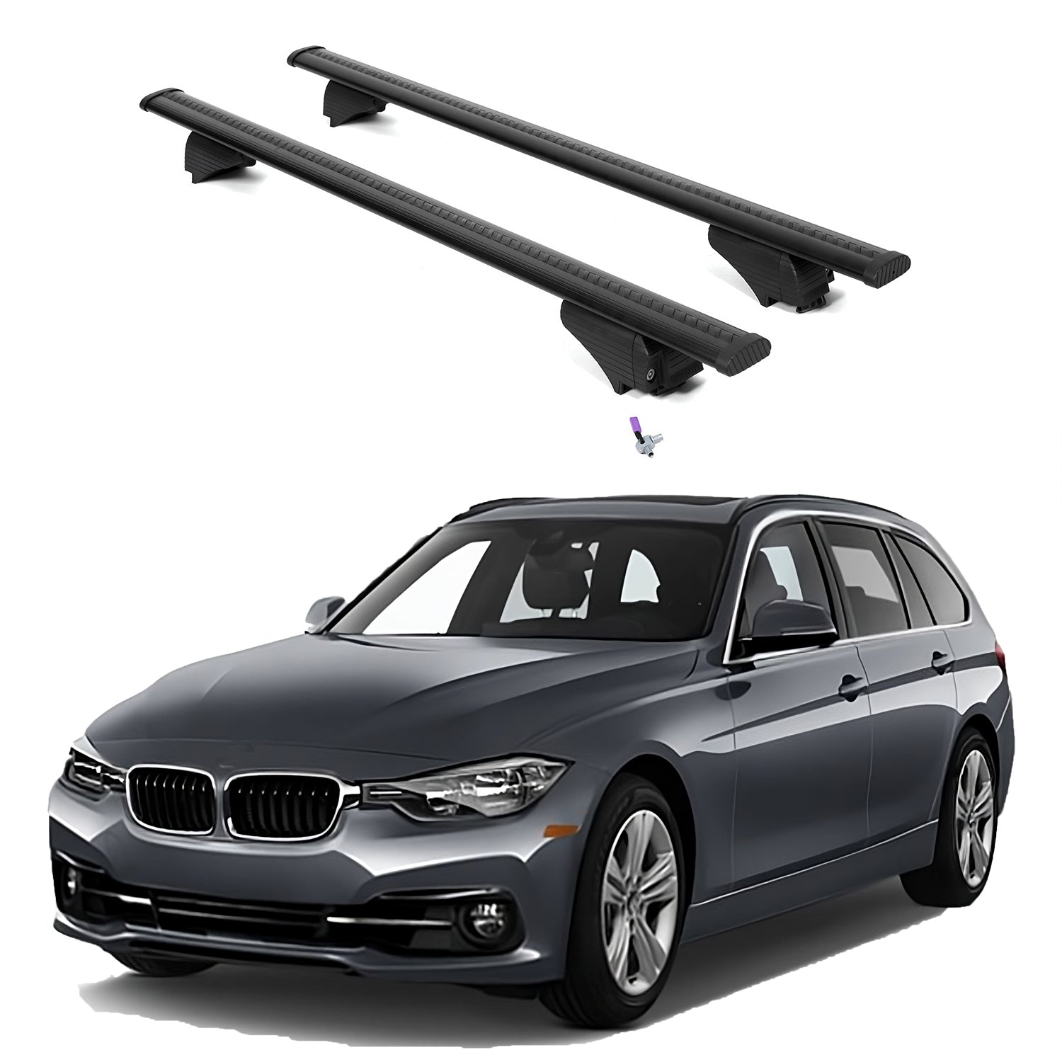ERKUL Roof Rack Crossbars For BMW 3 SERIES TOURING (F31) 2012-2019