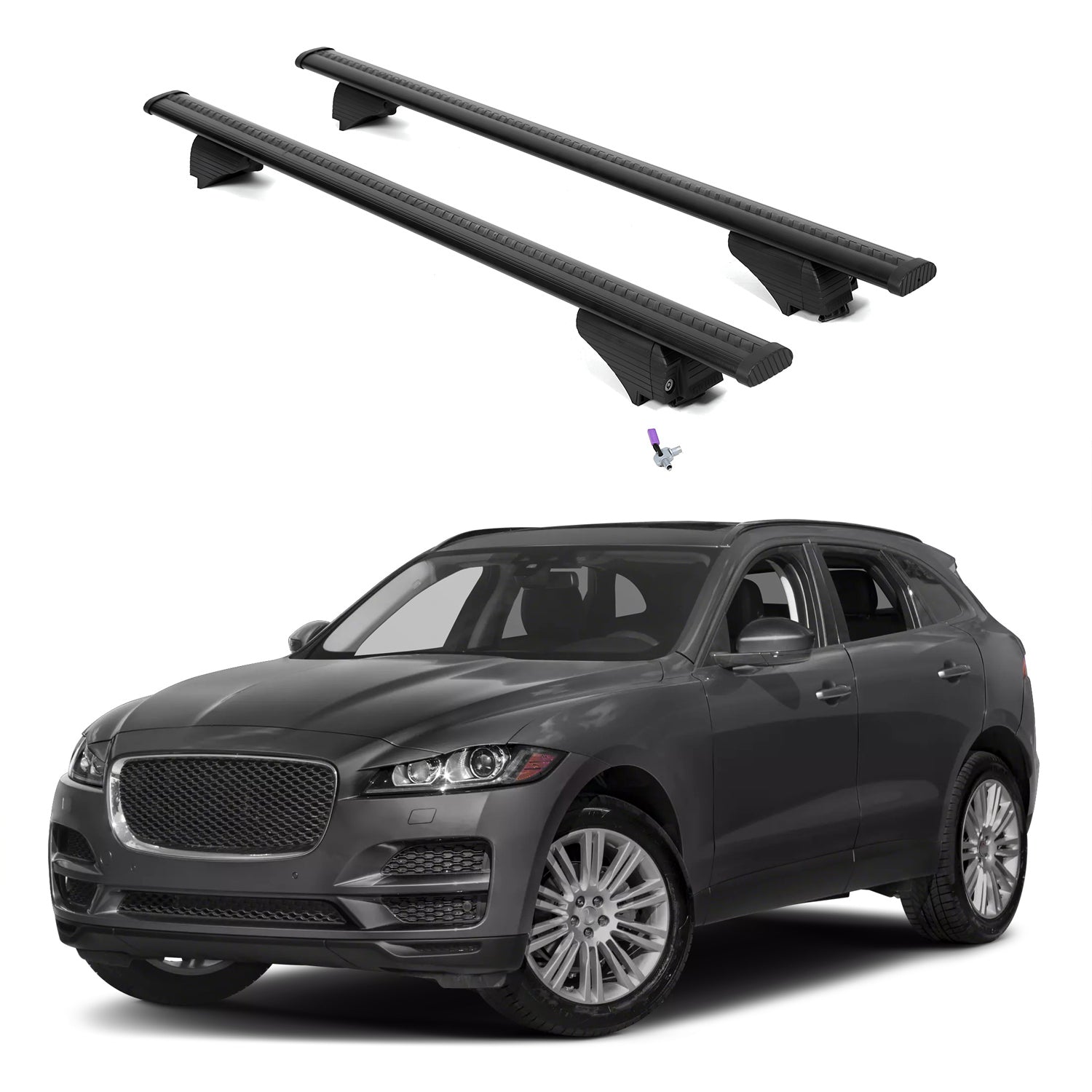ERKUL Roof Rack Crossbars For JAGUAR F-PACE 2017-2026