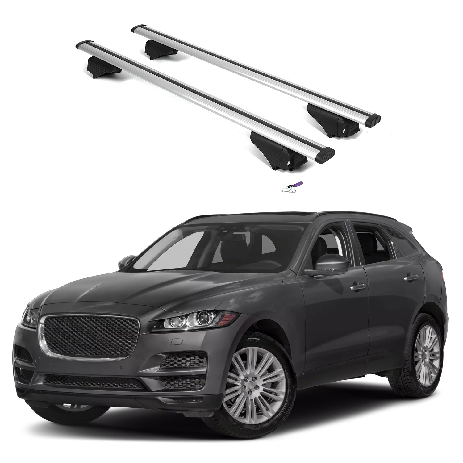 ERKUL Roof Rack Crossbars For JAGUAR F-PACE 2017-2026
