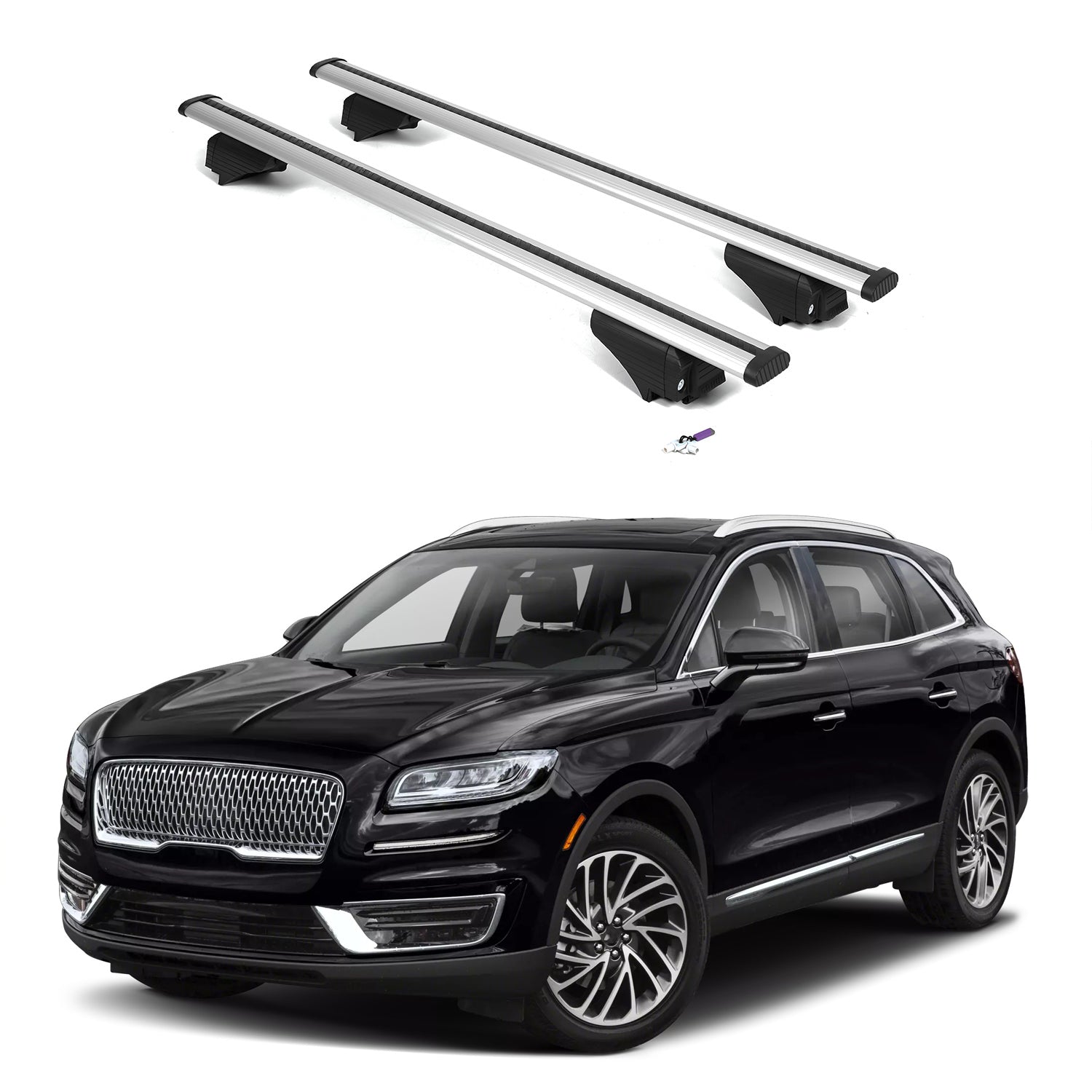 ERKUL Roof Rack Crossbars For LINCOLN NAUTILUS 2019-2023