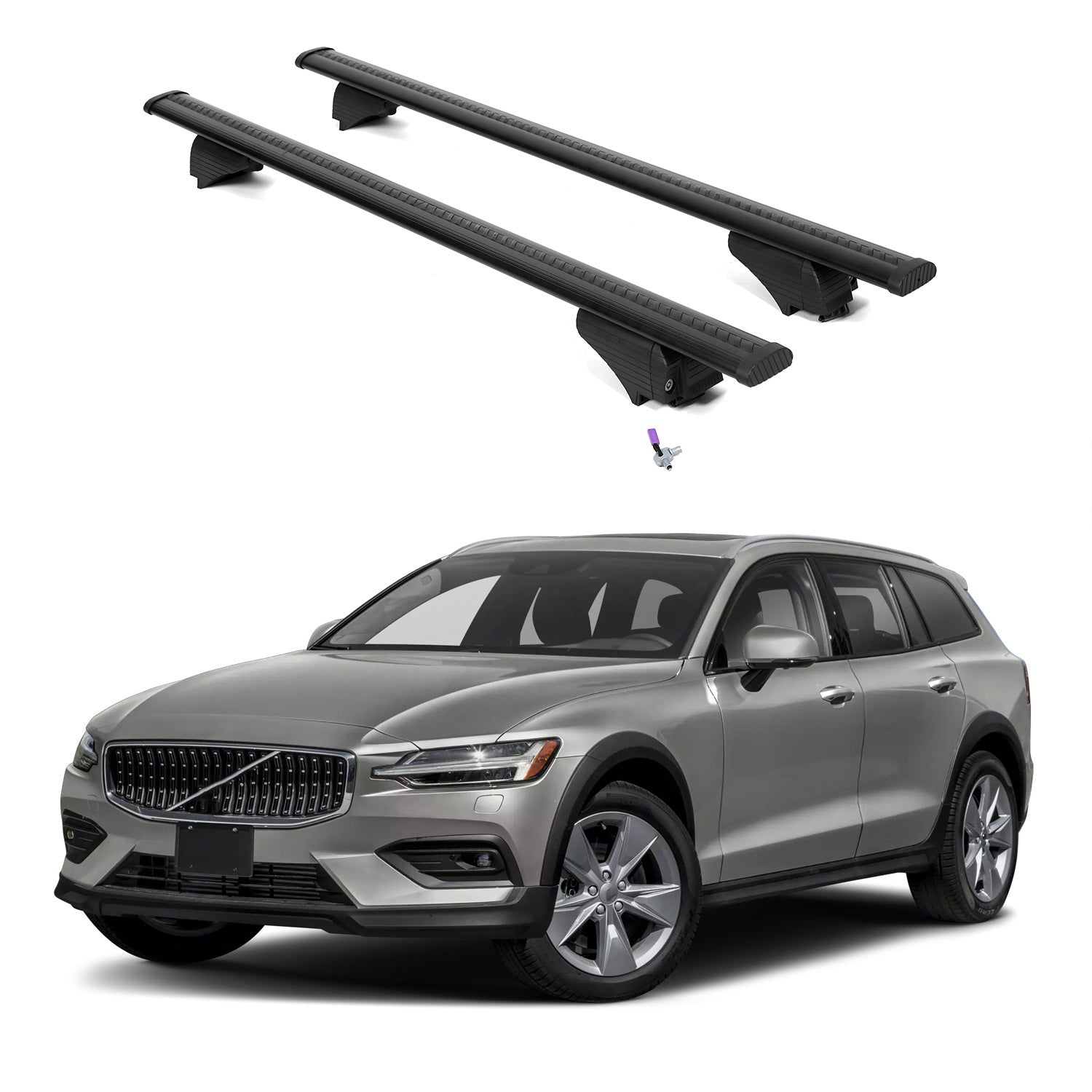 ERKUL Roof Rack Crossbars For VOLVO V60 CROSS COUNTRY 2019-2026