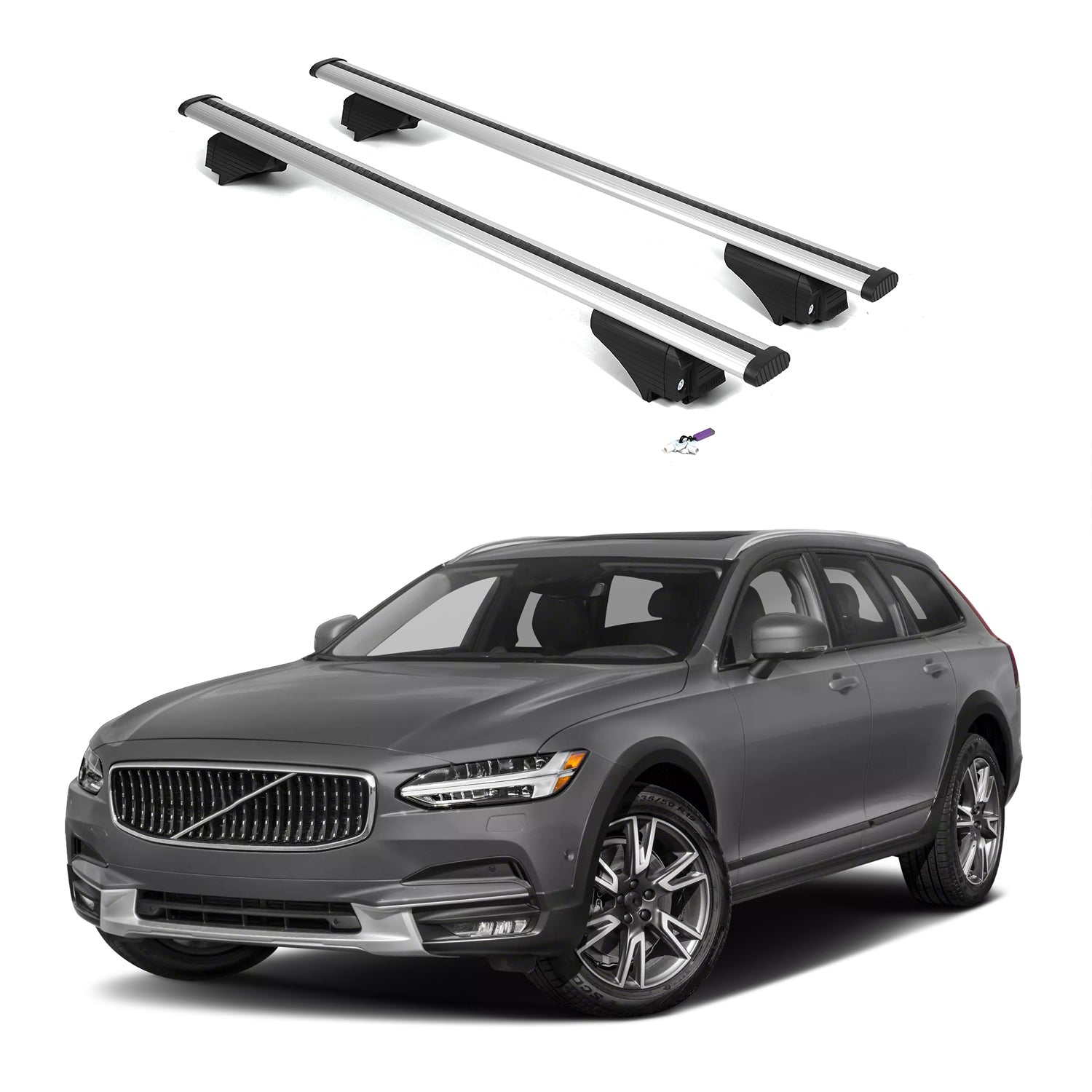 ERKUL Roof Rack Crossbars For VOLVO V90 CROSS COUNTRY 2017-2026