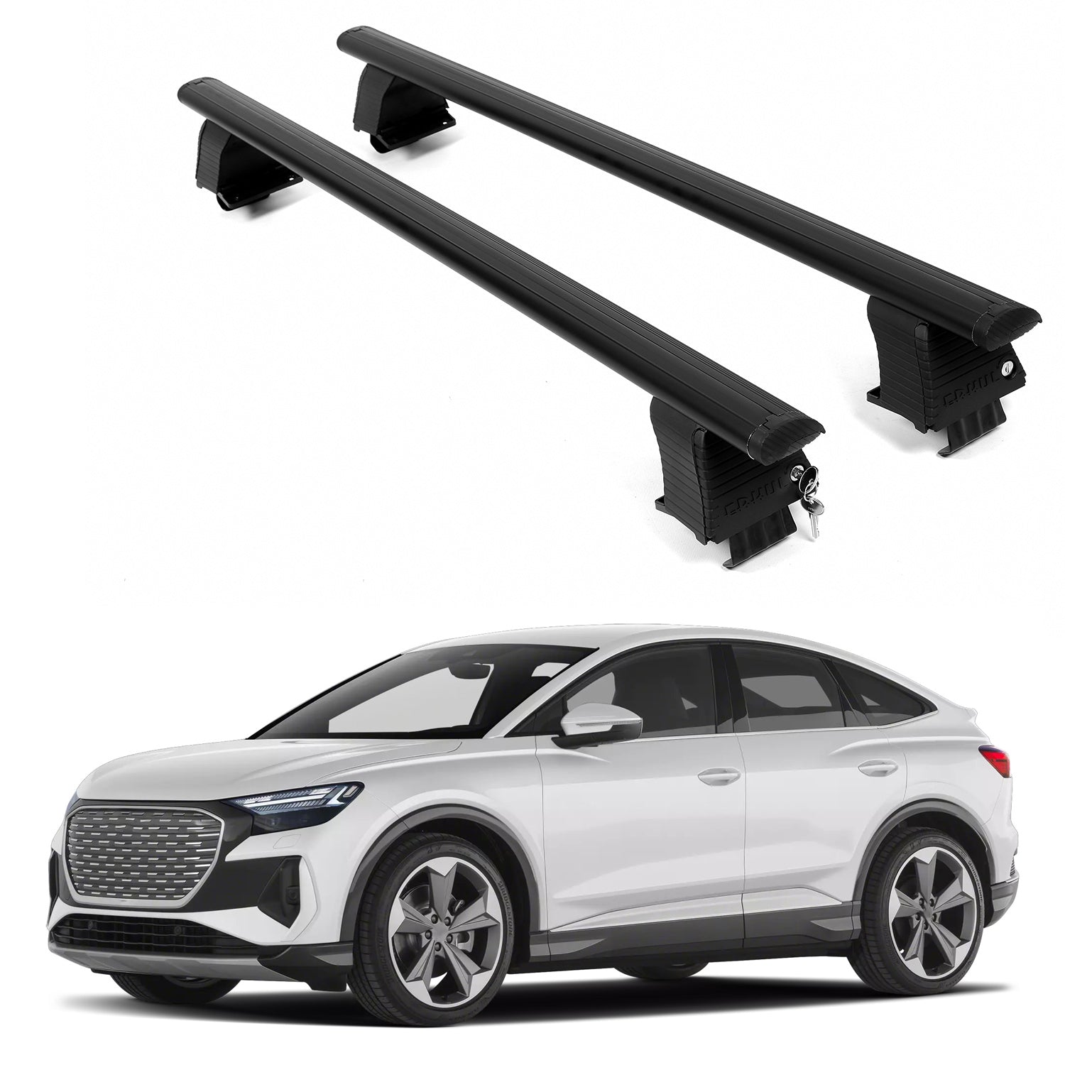 ERKUL Roof Rack Crossbars For AUDI Q4 E-TRON SPORTBACK 2022-2026