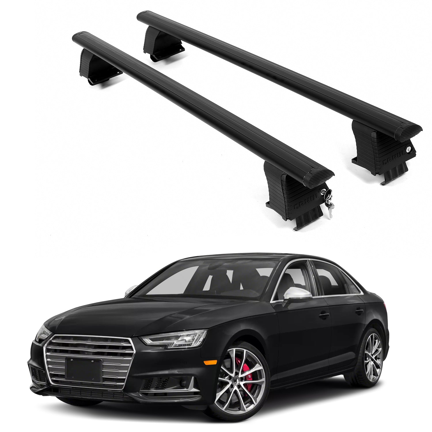 ERKUL Roof Rack Crossbars For AUDI S4 2018-2025