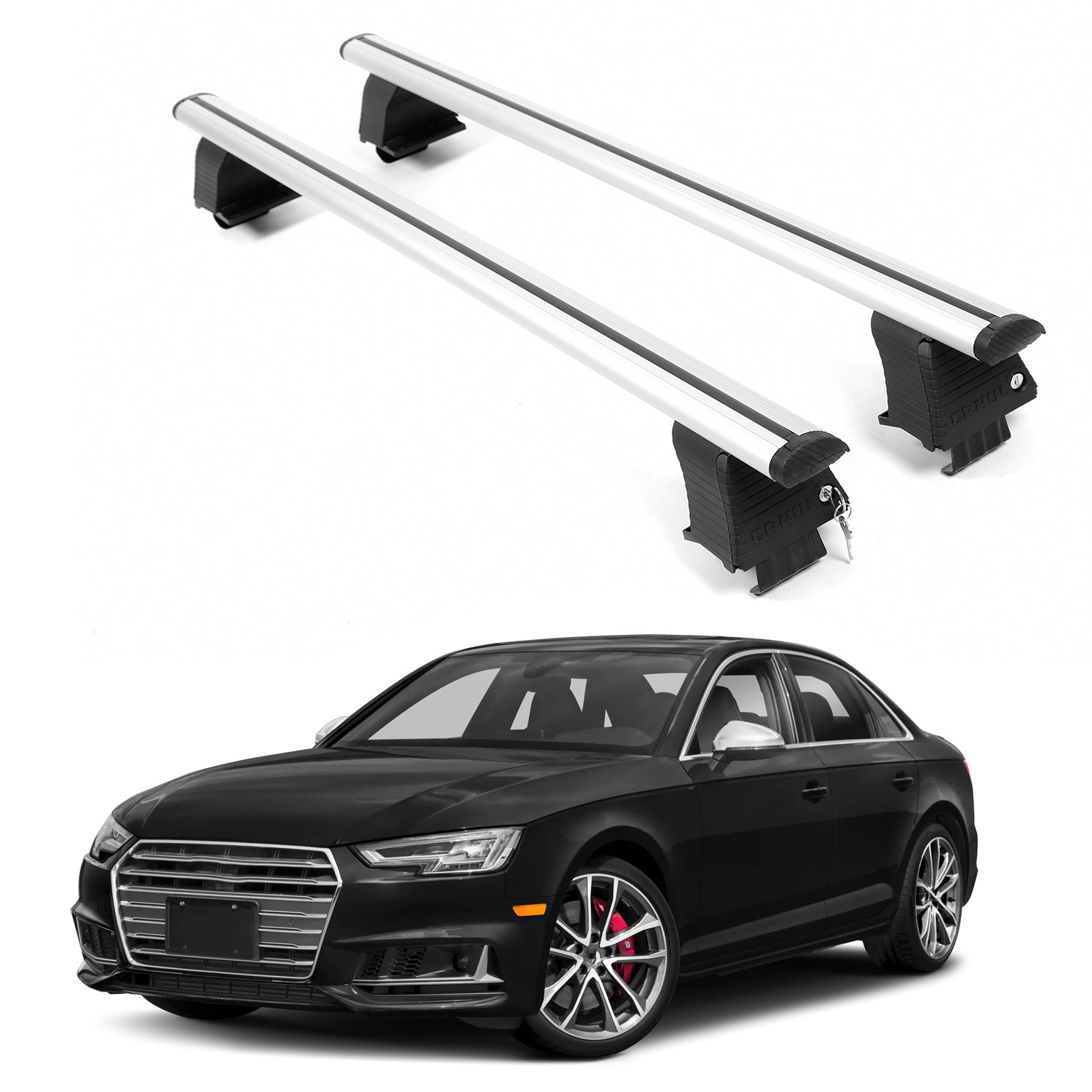 ERKUL Roof Rack Crossbars For AUDI S4 2018-2025