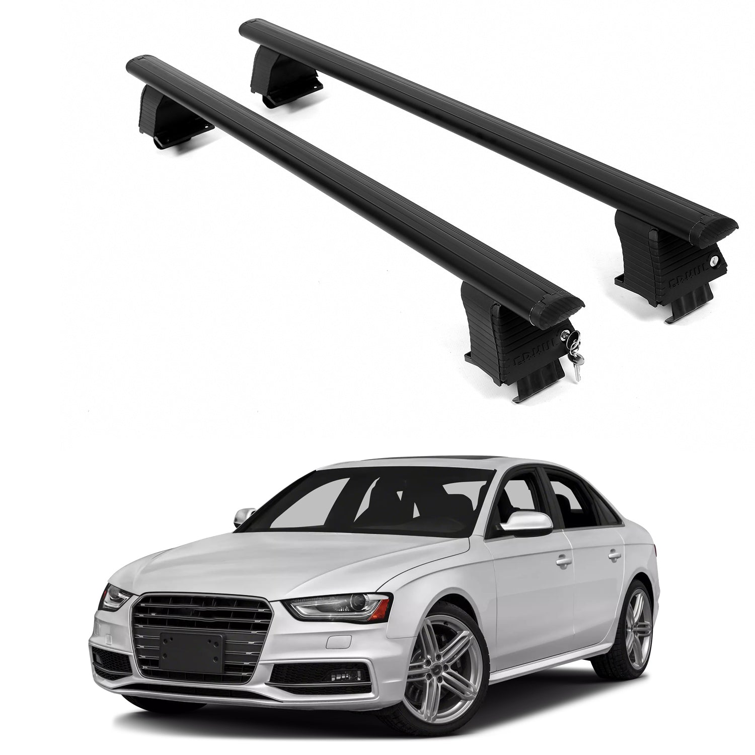 ERKUL Roof Rack Crossbars For AUDI S4 2010-2016