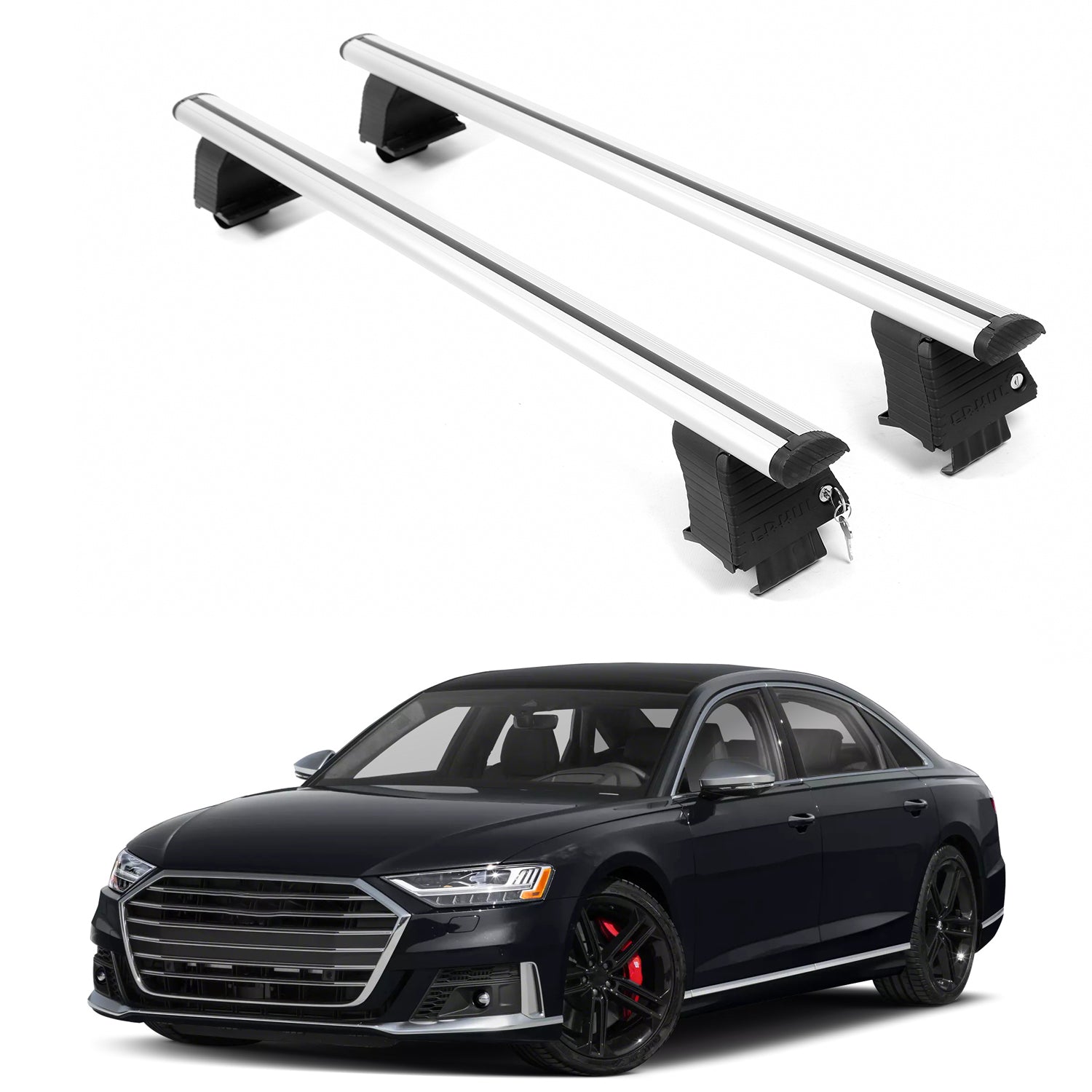 ERKUL Roof Rack Crossbars For AUDI S8 2020-2026