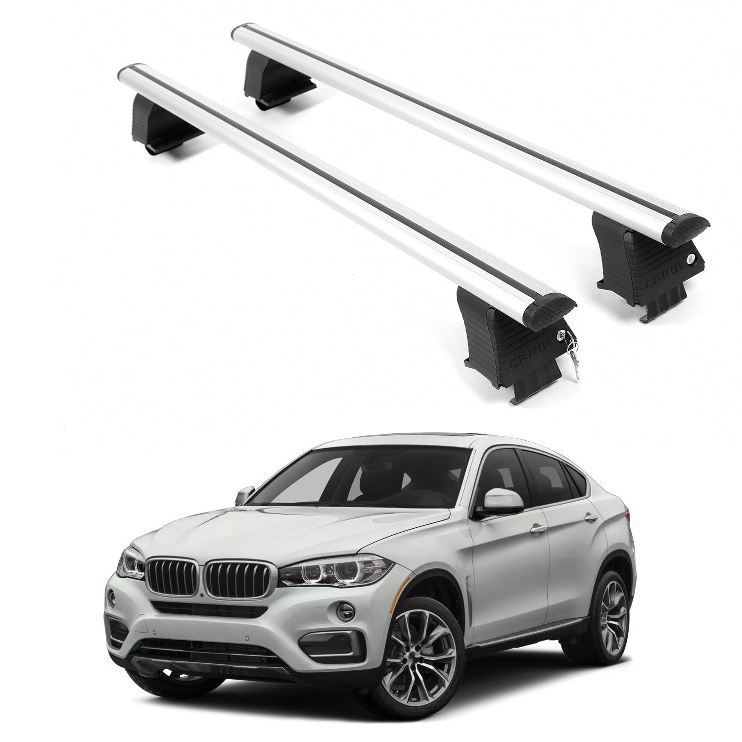 ERKUL Roof Rack Crossbars For BMW X6 2015-2019