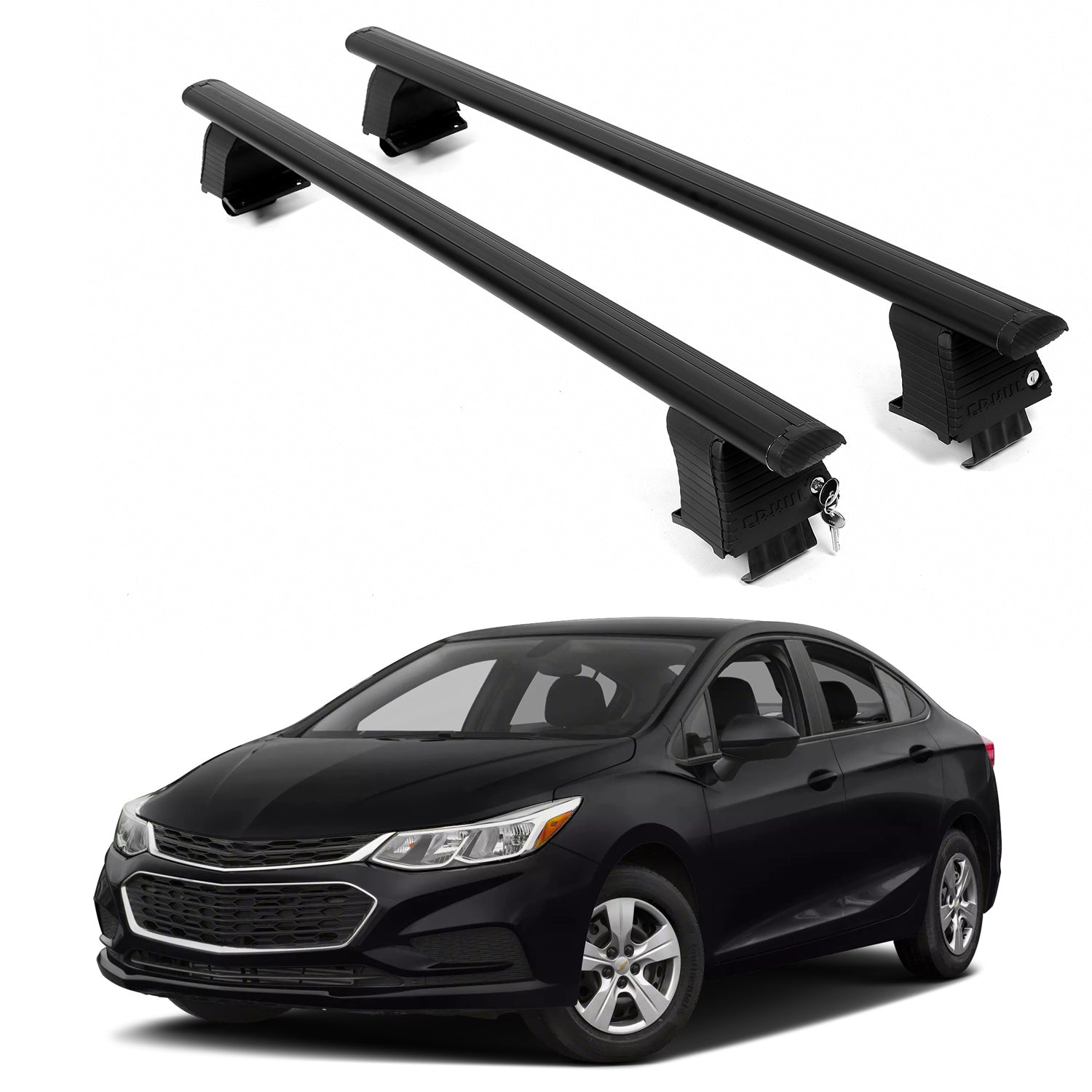 ERKUL Roof Rack Crossbars For CHEVROLET CRUZE 2016-2019