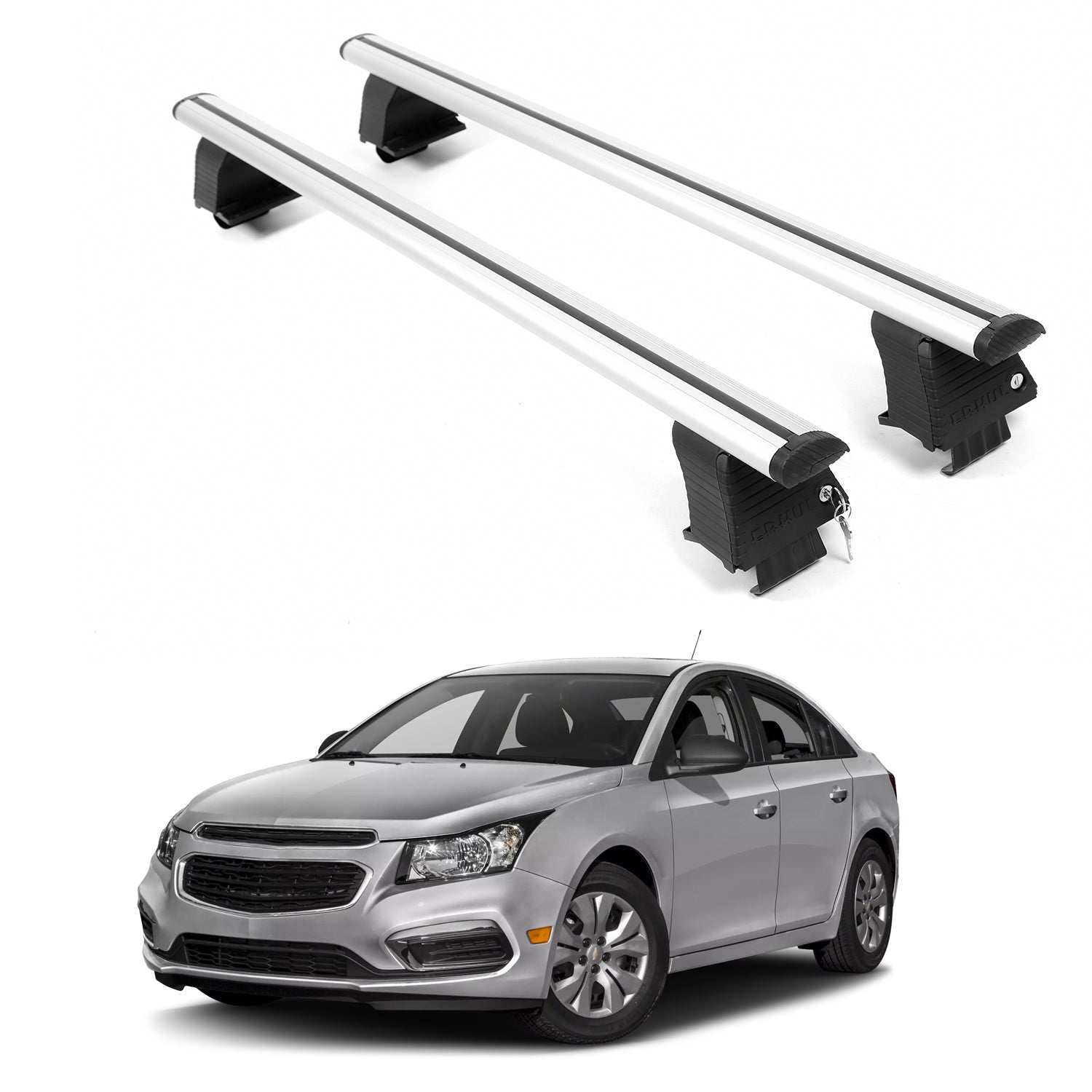 ERKUL Roof Rack Crossbars For CHEVROLET CRUZE LIMITED 2016