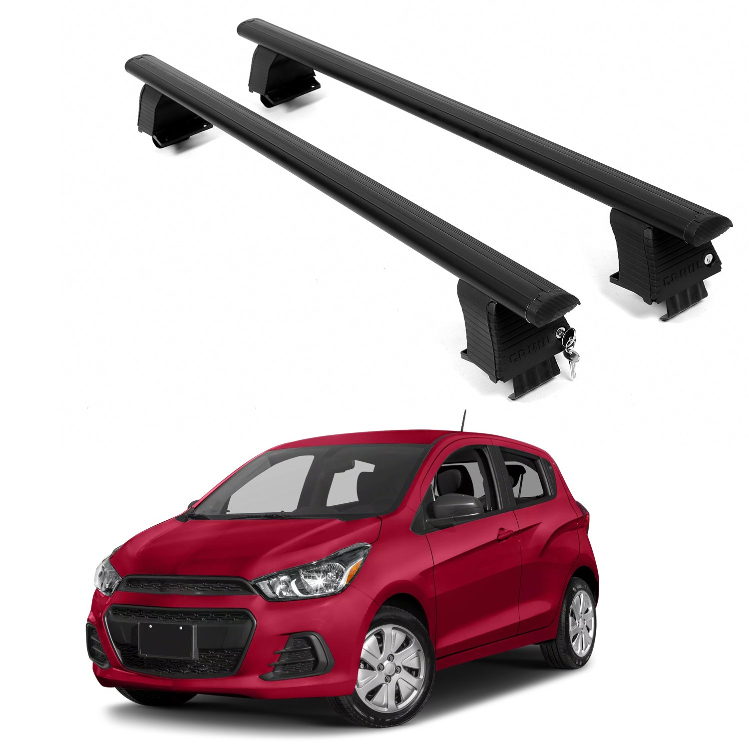 ERKUL Roof Rack Crossbars For CHEVROLET SPARK 2016-2022