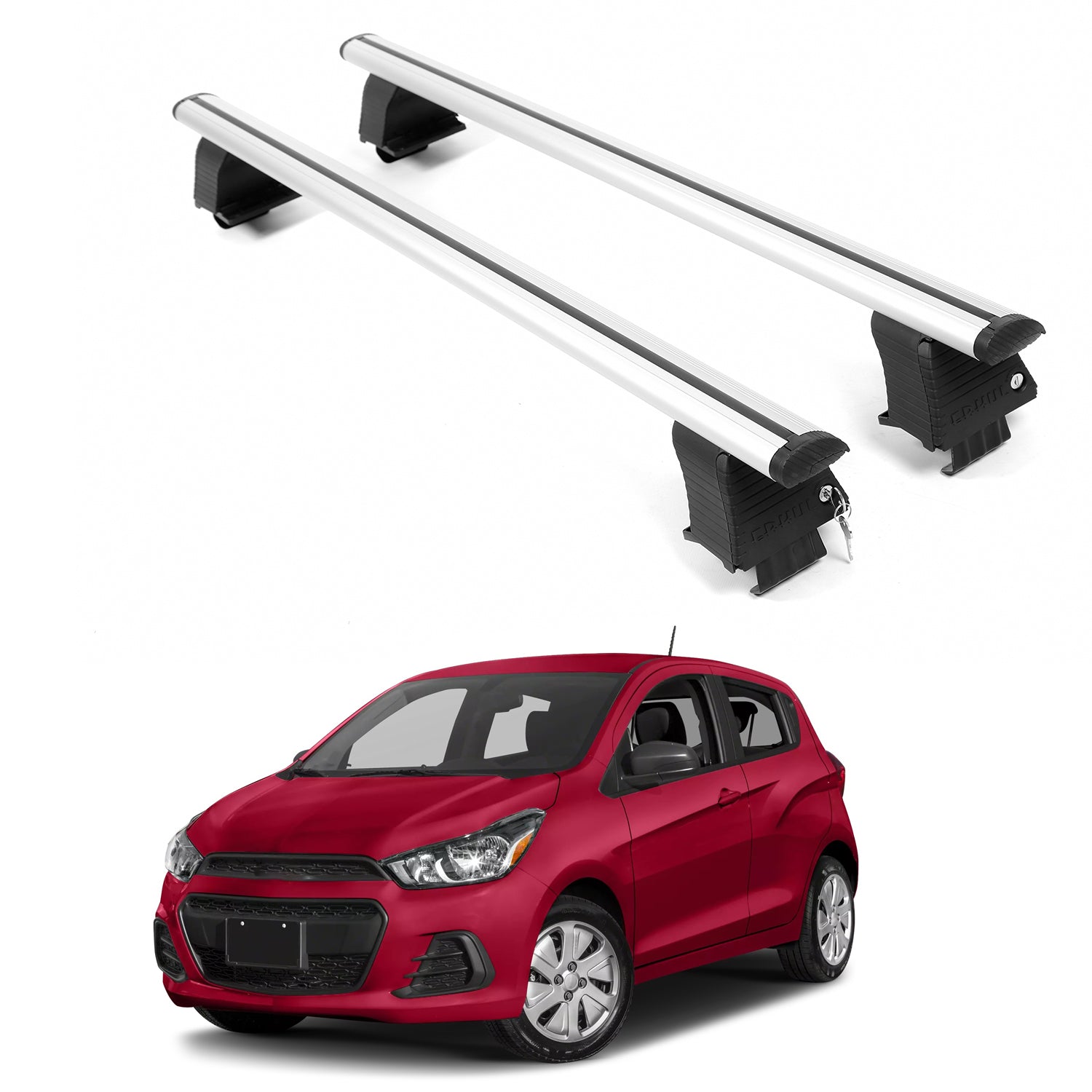 ERKUL Roof Rack Crossbars For CHEVROLET SPARK 2016-2022