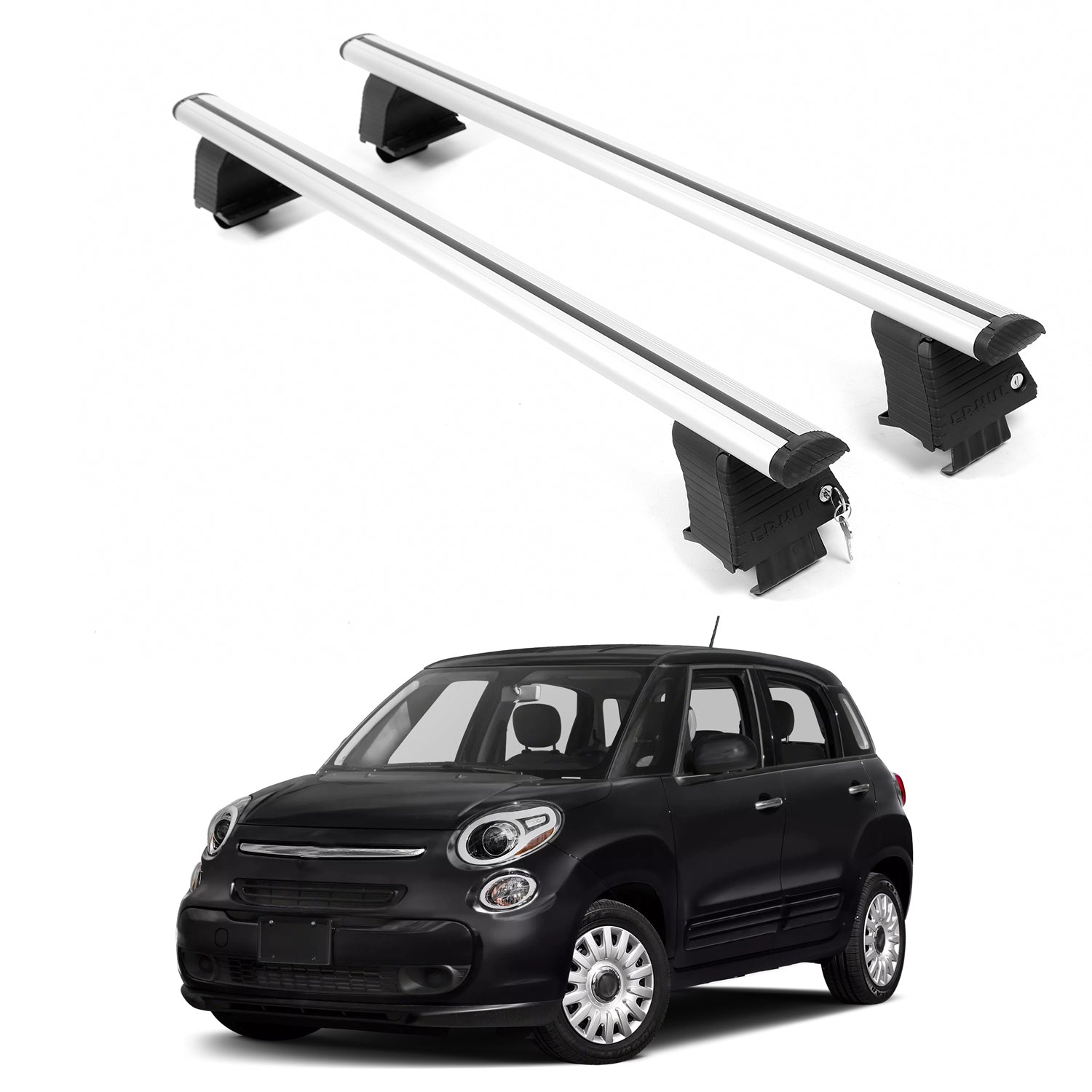 ERKUL Roof Rack Crossbars For FIAT 500L 2013-2020