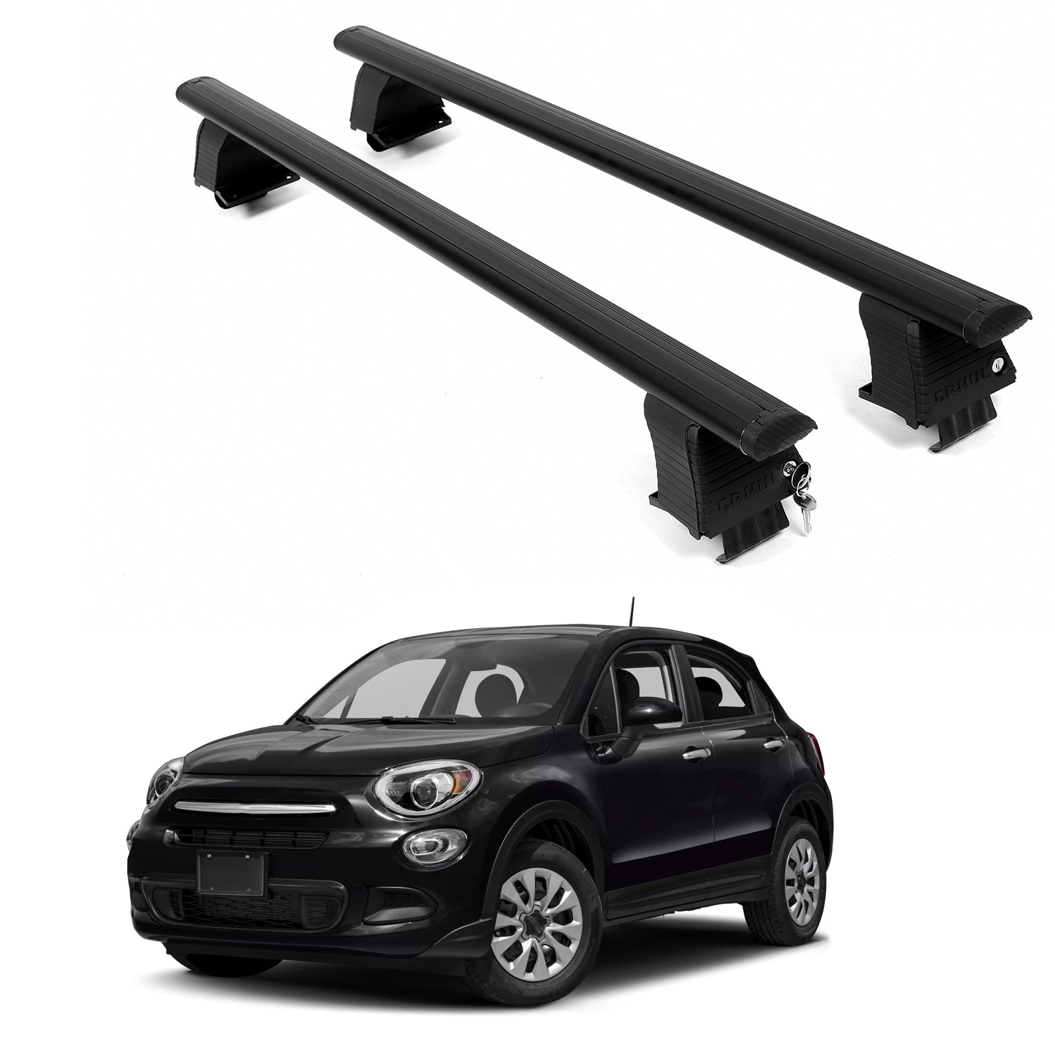 ERKUL Roof Rack Crossbars For FIAT 500X 2016-2023