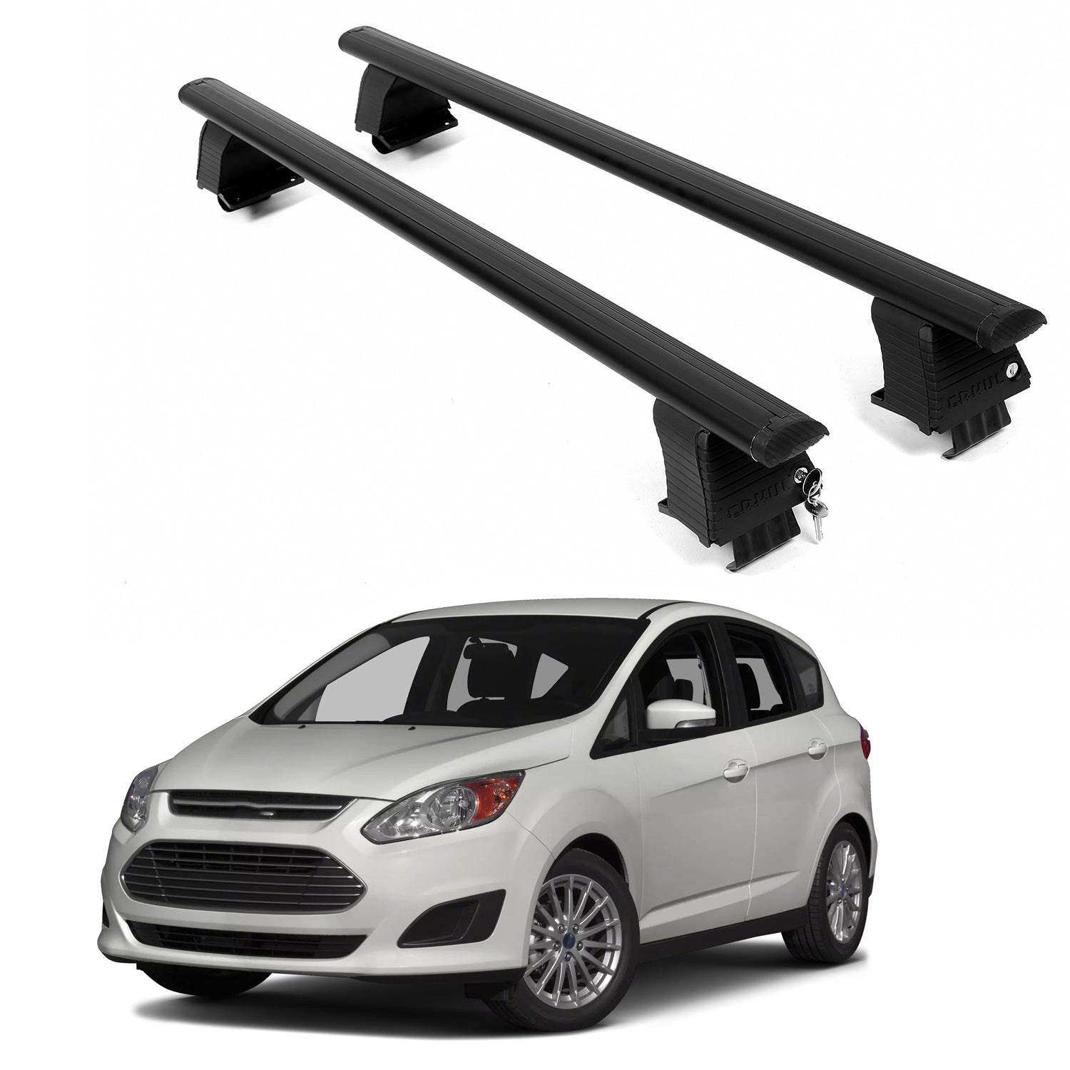 ERKUL Roof Rack Crossbars For FORD C-MAX HYBRID 2013-2018