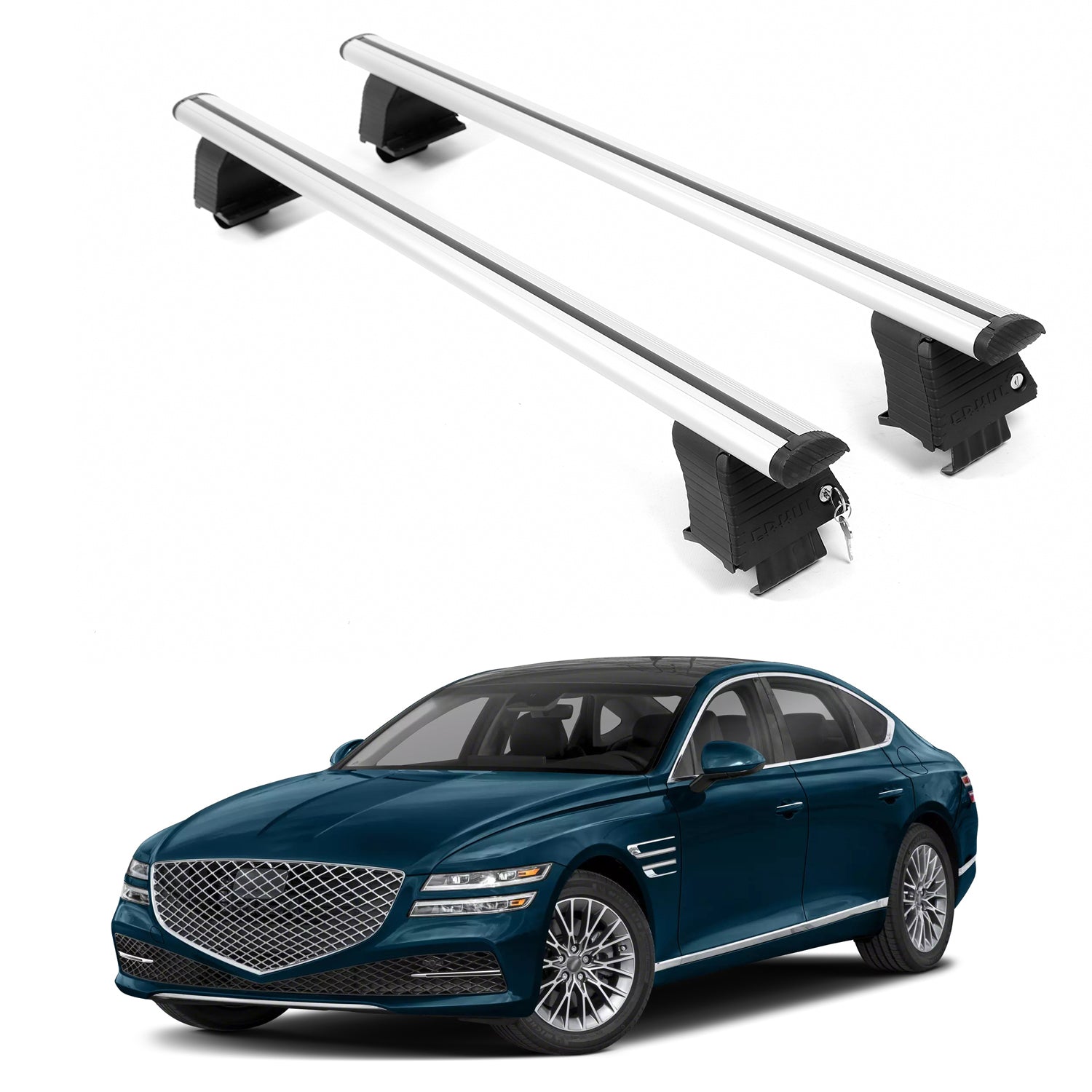 ERKUL Roof Rack Crossbars For GENESIS G80 2021-2026