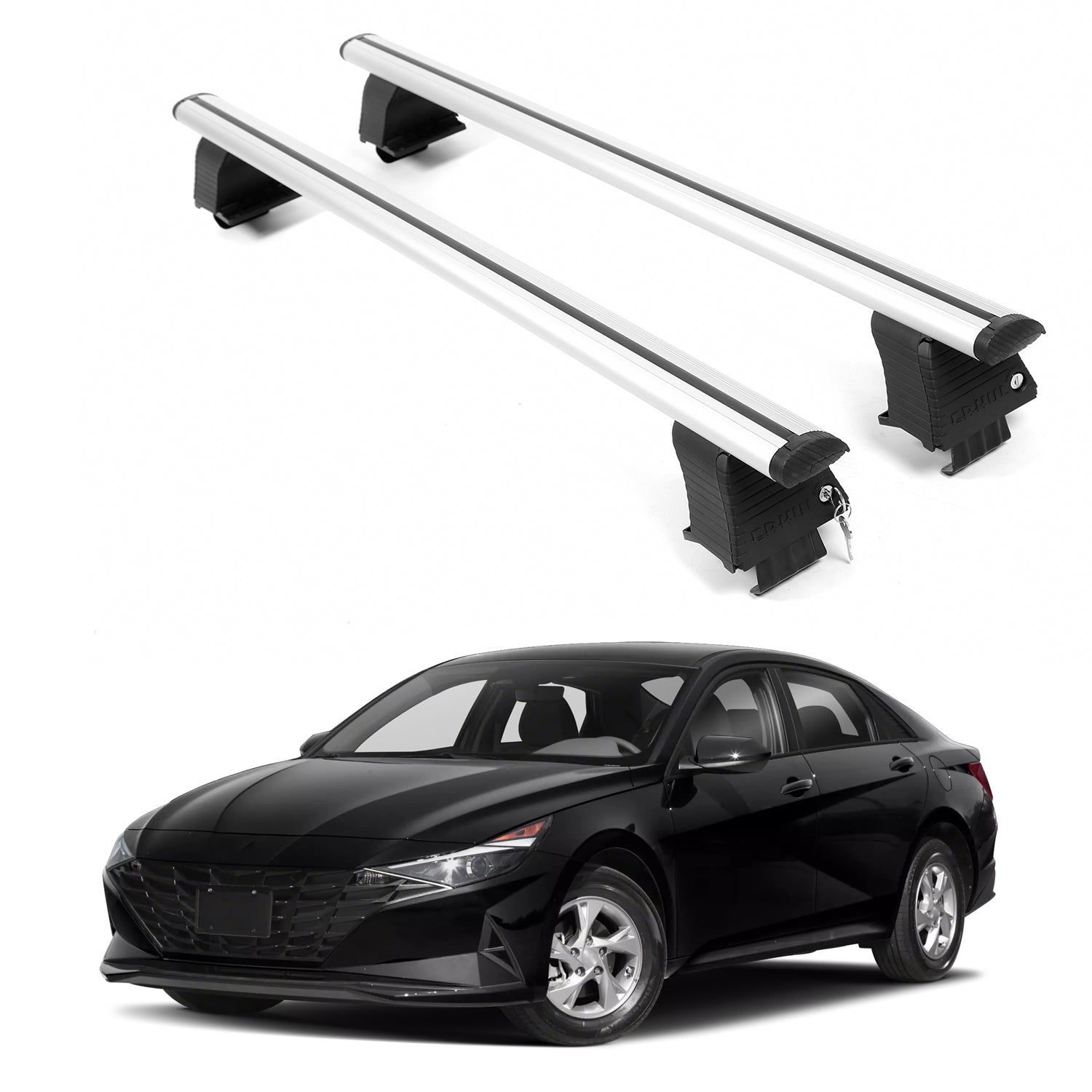 ERKUL Roof Rack Crossbars For HYUNDAI ELANTRA 2021-2026