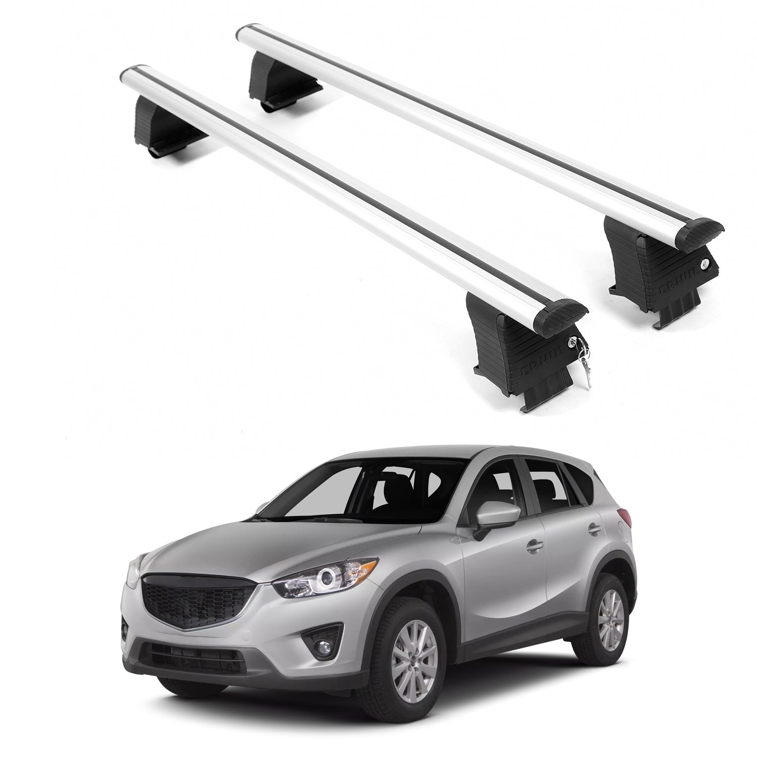ERKUL Roof Rack Crossbars For MAZDA CX-5 2012-2016