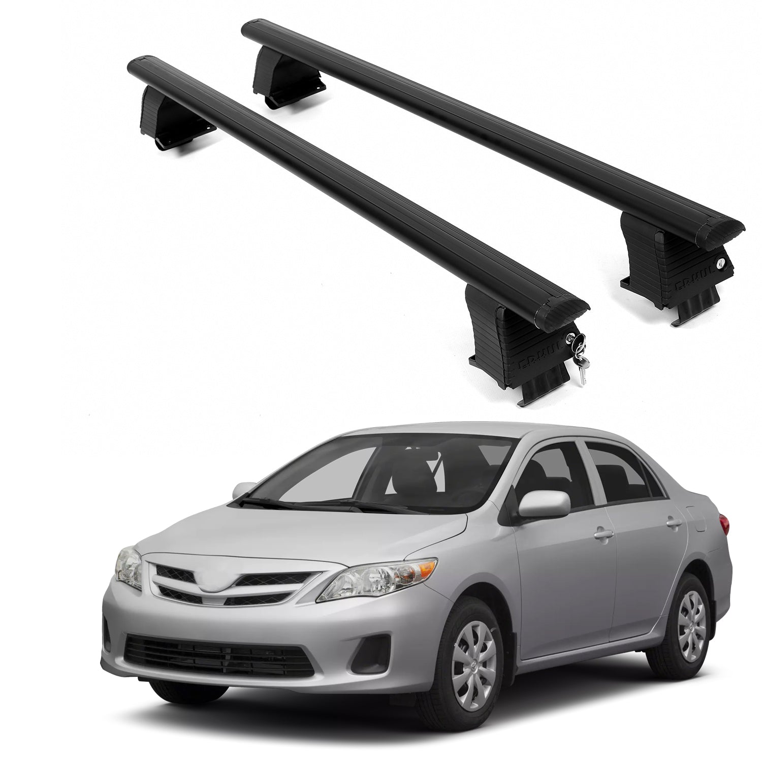 ERKUL Roof Rack Crossbars For TOYOTA COROLLA 2009-2013