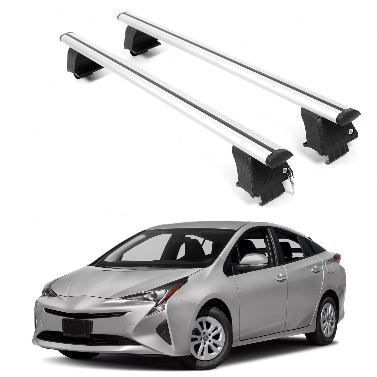 ERKUL Roof Rack Crossbars For TOYOTA PRIUS 2016-2022