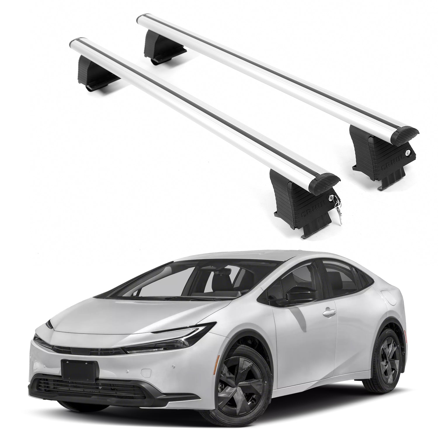 ERKUL Roof Rack Crossbars For TOYOTA PRIUS 2023-2026