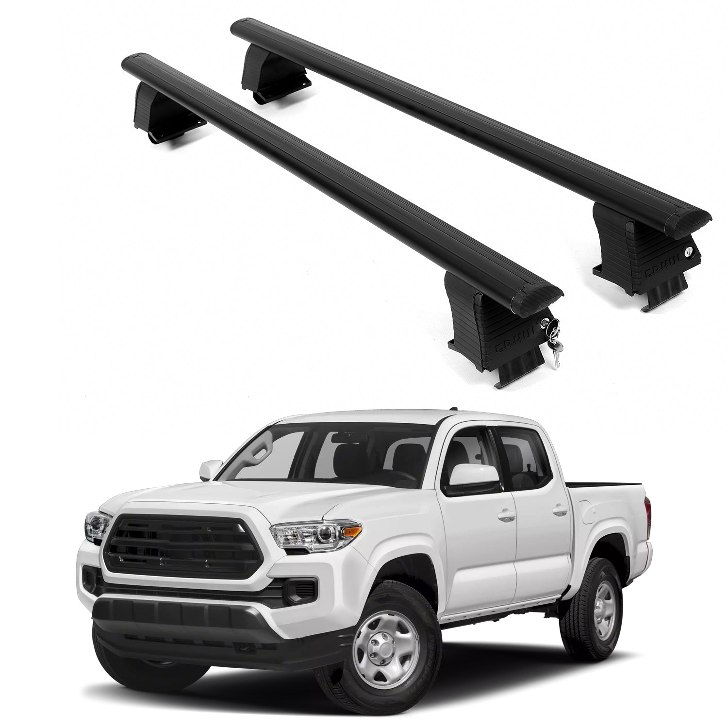 ERKUL Roof Rack Crossbars For TOYOTA TACOMA 2016-2023