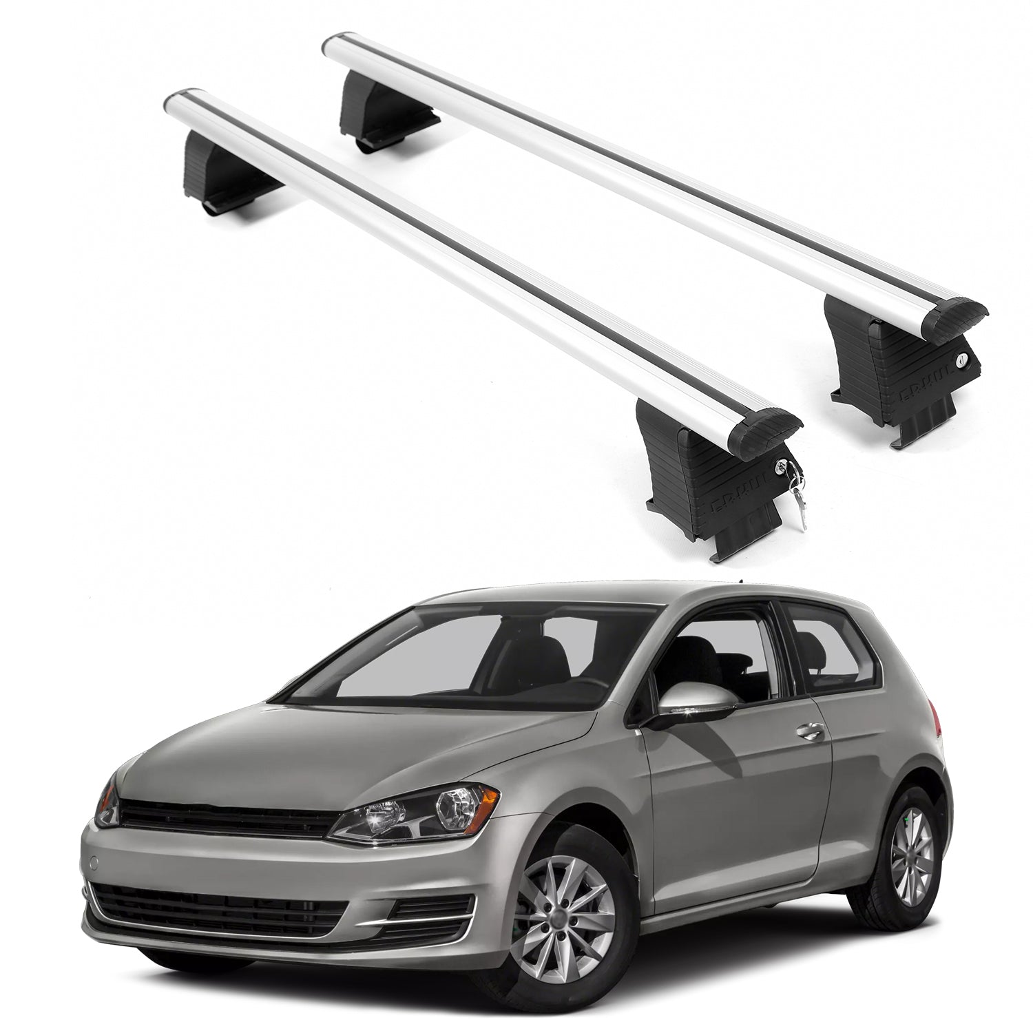 ERKUL Roof Rack Crossbars For VOLKSWAGEN GOLF 2015-2021