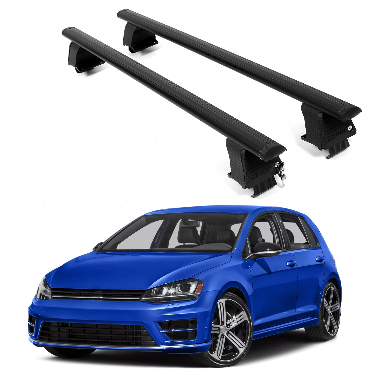 ERKUL Roof Rack Crossbars For VOLKSWAGEN GOLF R 2015-2021
