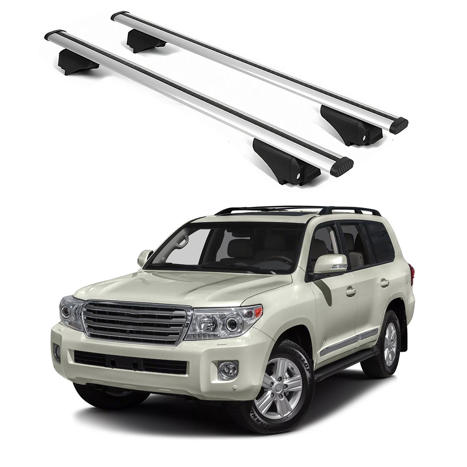 ERKUL Roof Rack Crossbars For TOYOTA LAND CRUISER 1992-2023